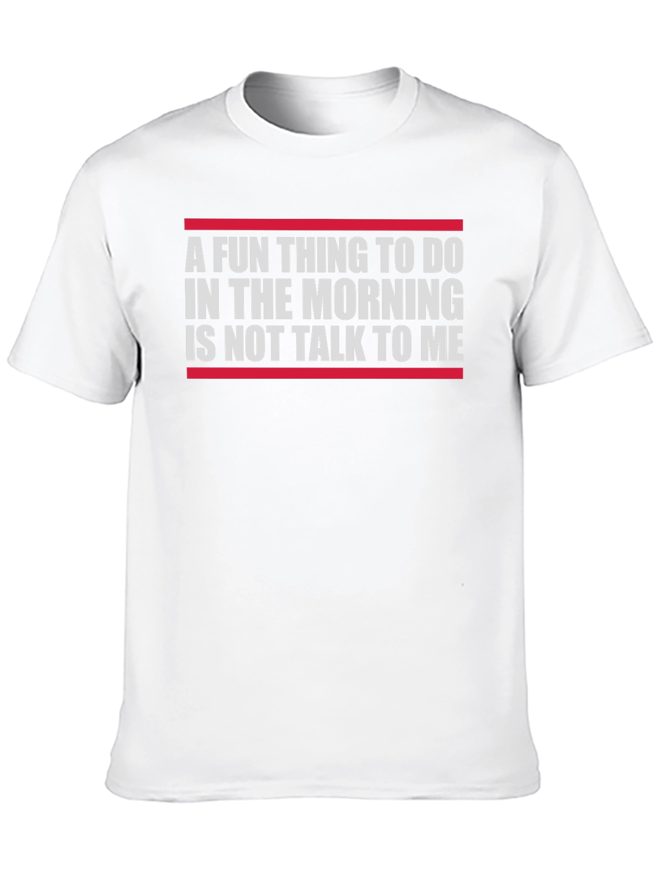 Black Funny Morning Humor T-Shirt - Do Not Talk to Me view 10