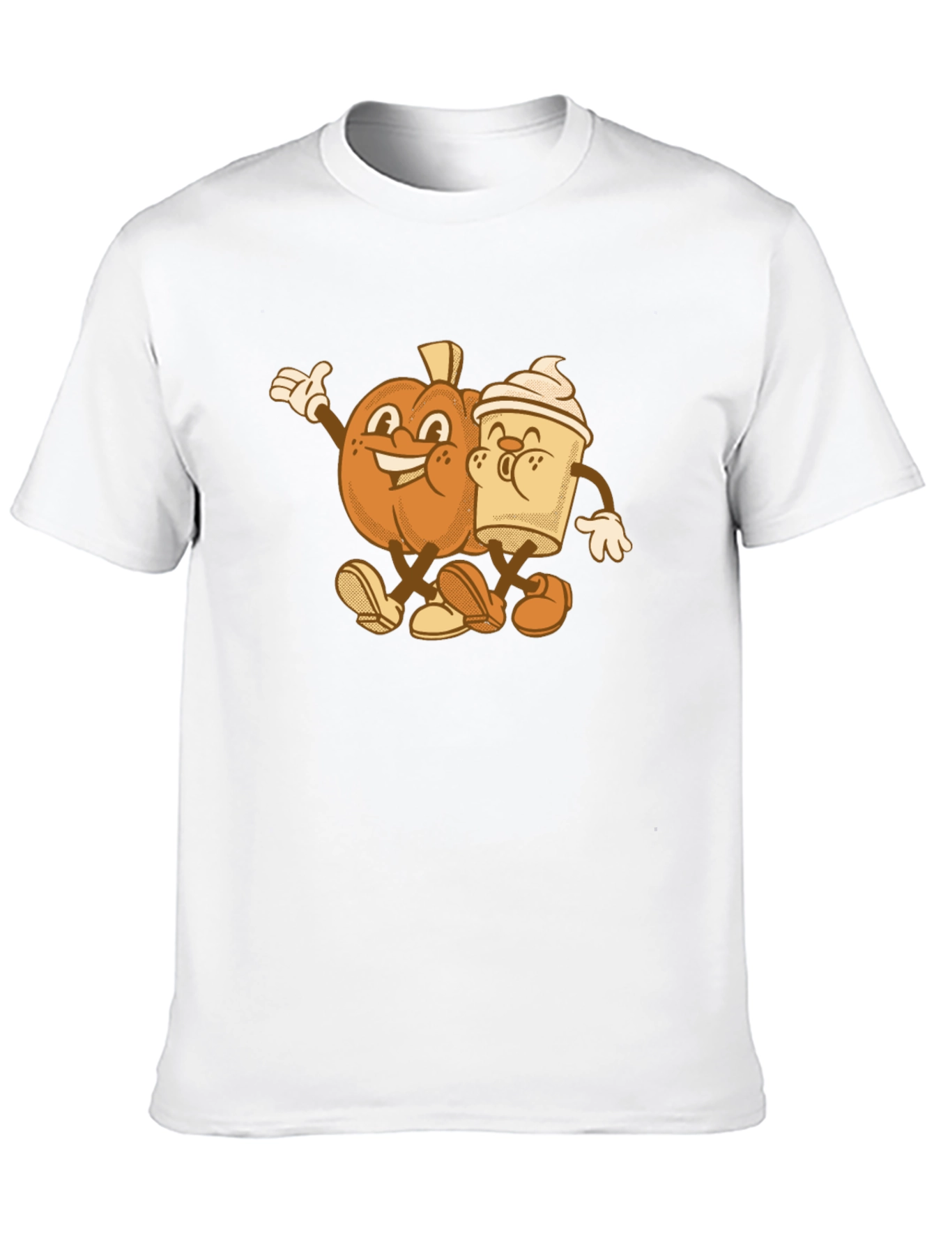 Black Pumpkin Spice Best Friends Graphic T-Shirt view 10