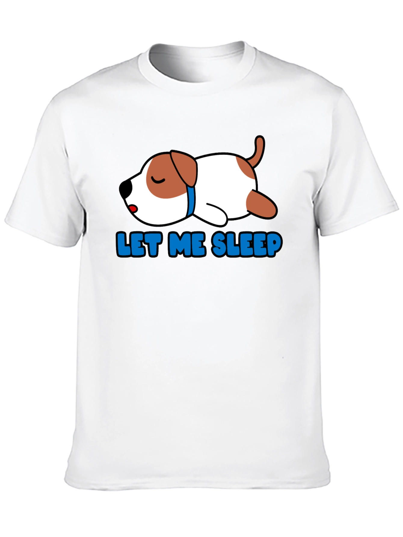Black Let Me Sleep Dog T-Shirt view 10