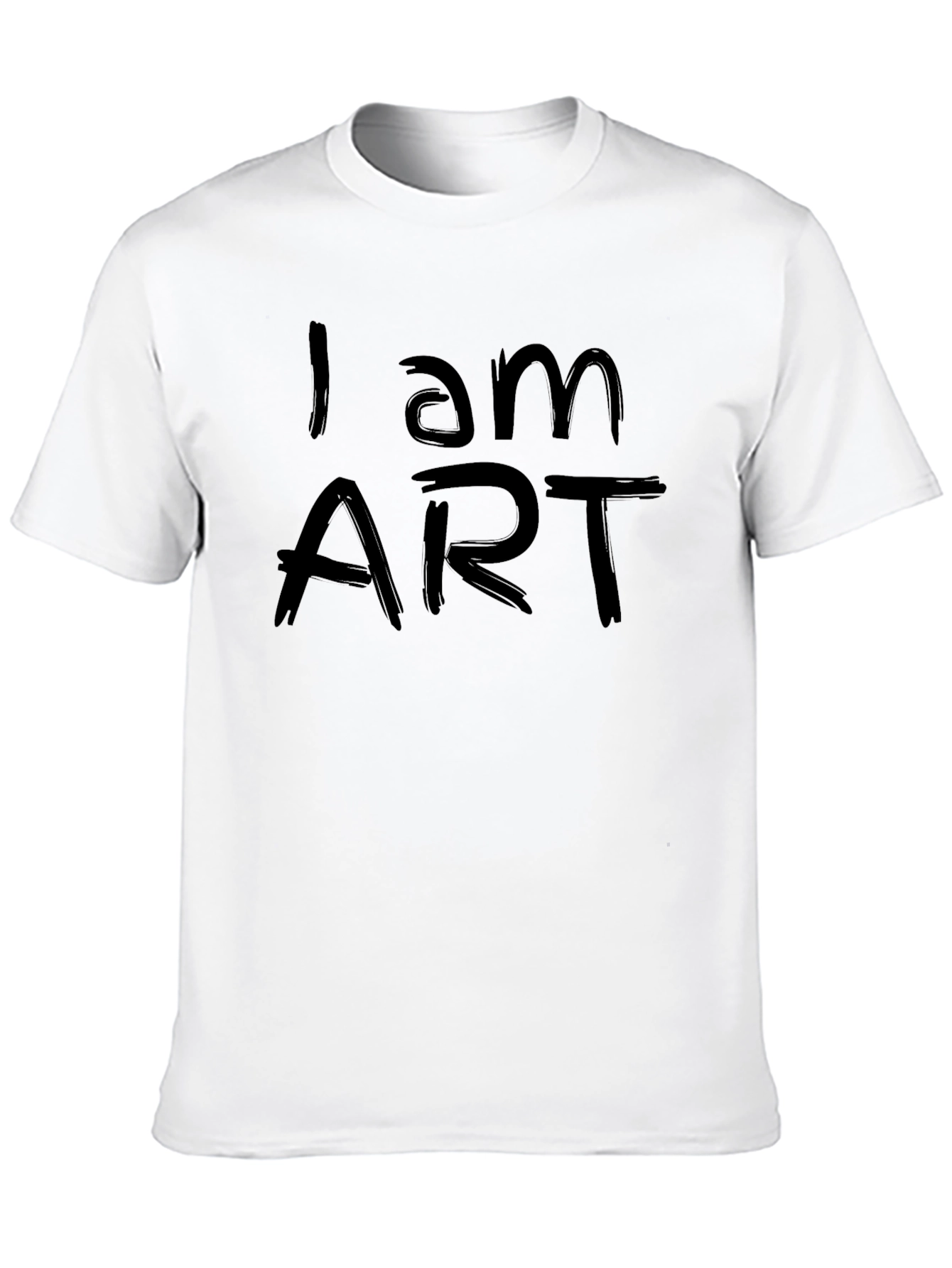 Black I am ART Black Graphic Tee view 10