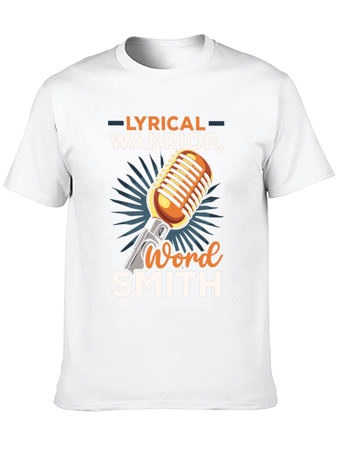 Black Lyrical Warrior Word Smith Graphic T-Shirt view 10