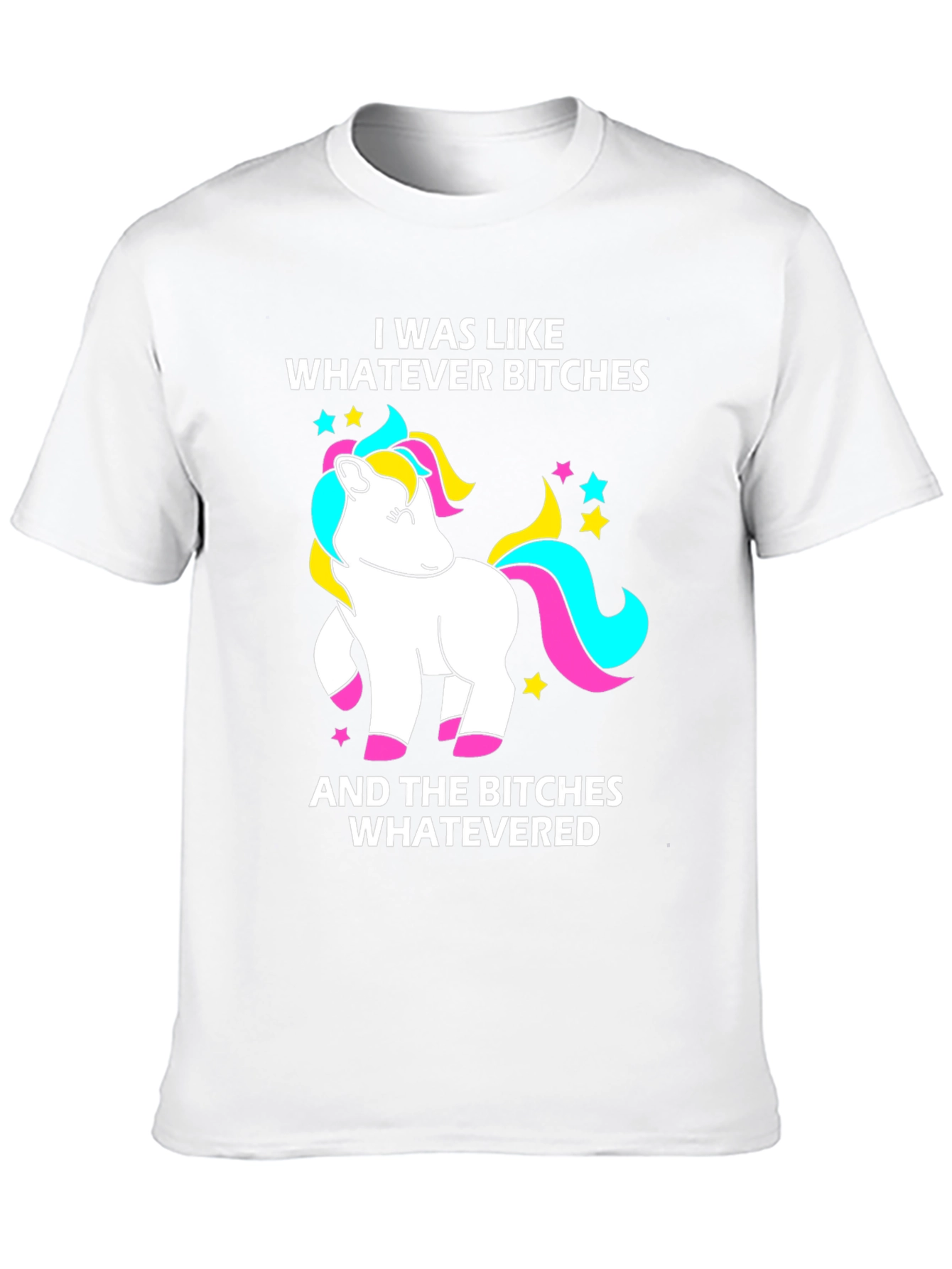 Black Unicorn Graphic Tee - I Was Like Whatever view 10