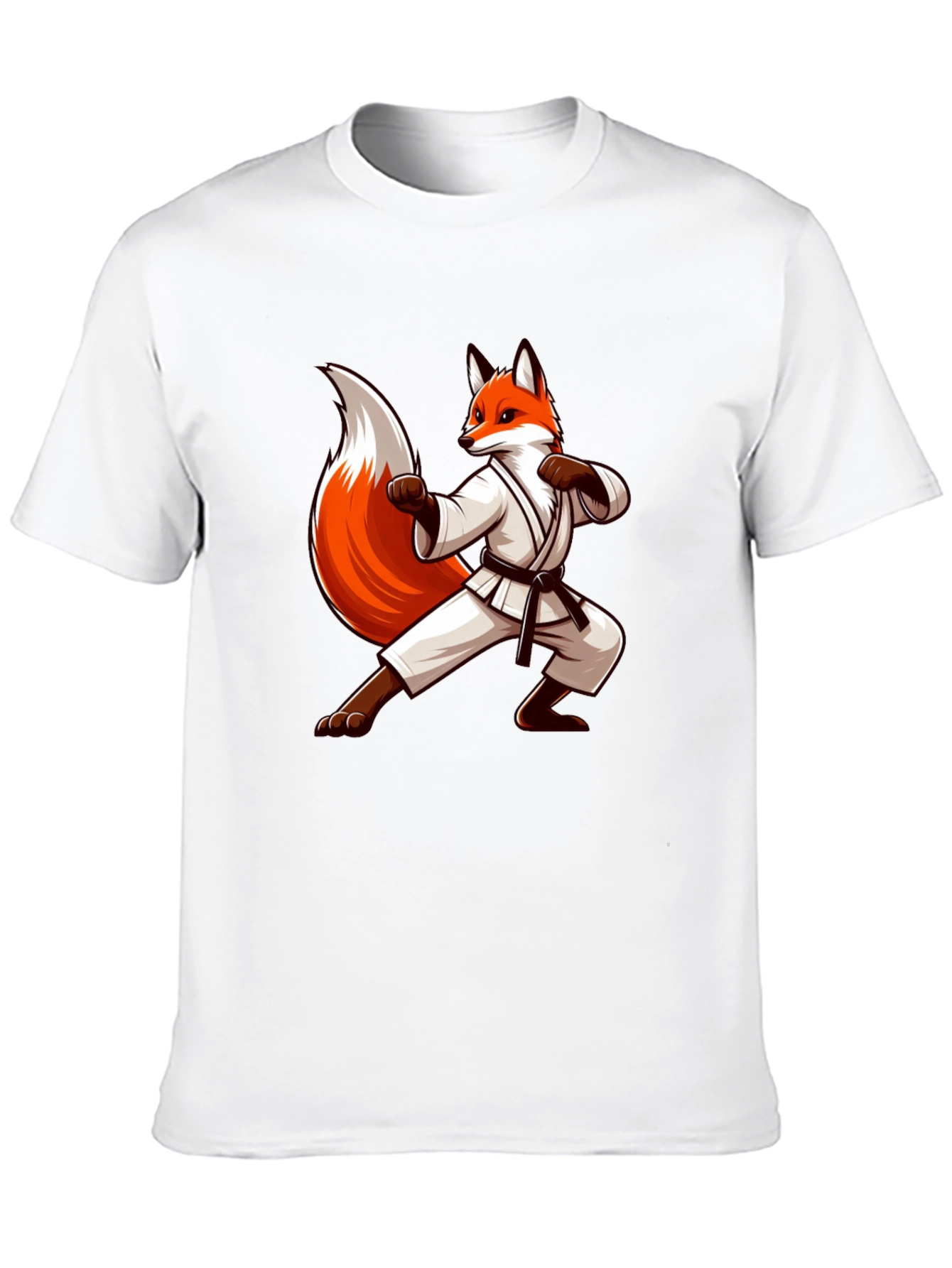 Black Fox Karate T-Shirt - Funny Martial Arts Tee view 10