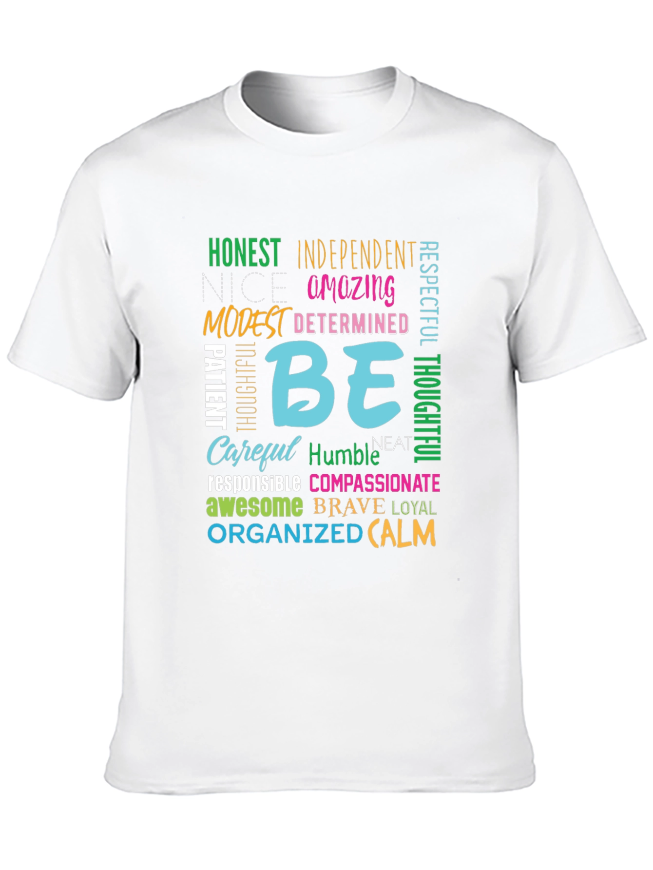 Black Positive Affirmation Graphic Tee view 10