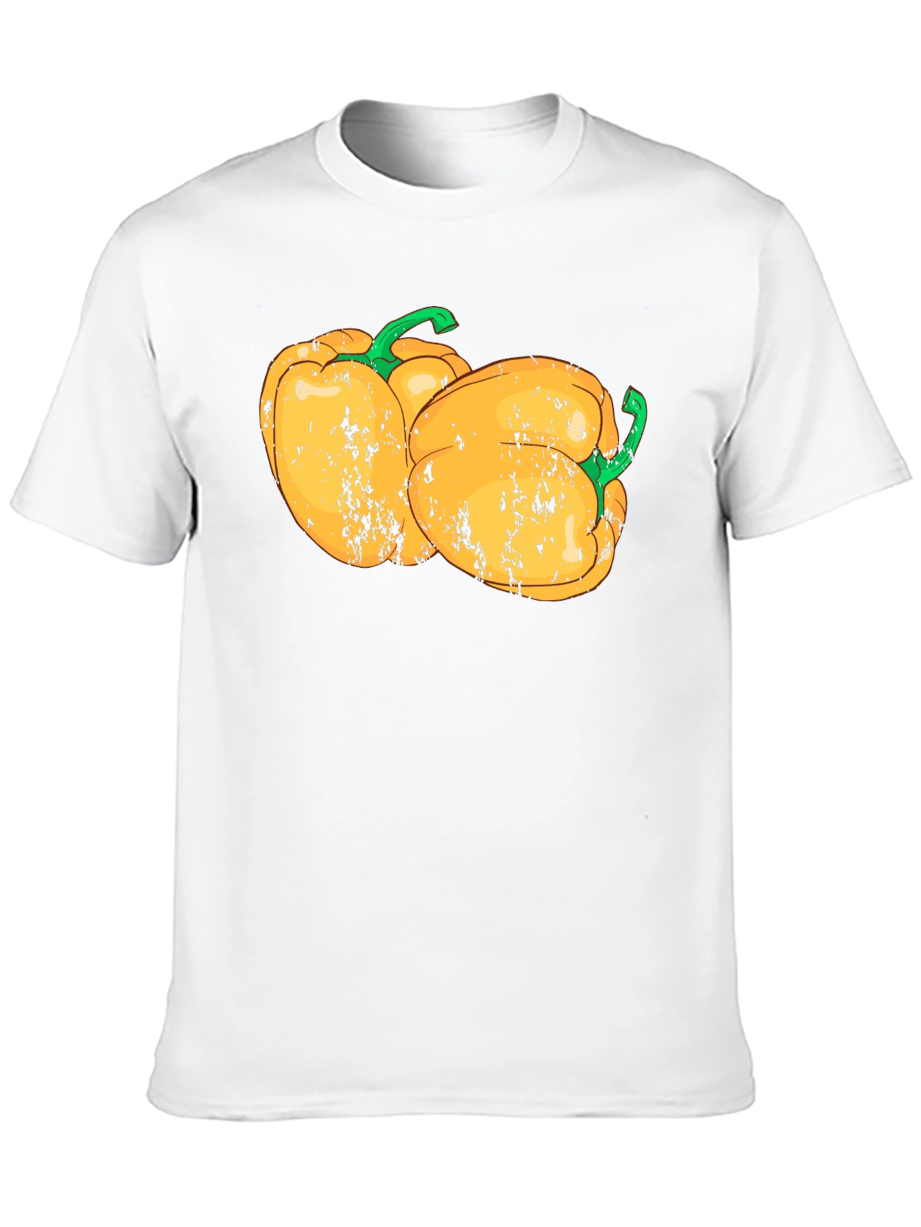 Black Yellow Pepper Graphic T-Shirt view 10