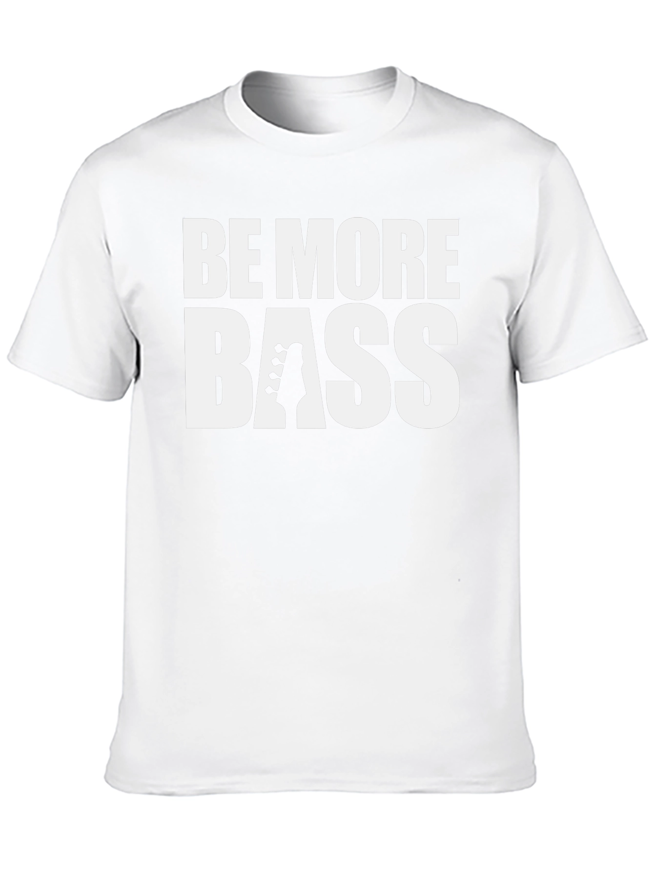 Black Be More Bass T-Shirt | Bass Guitar Music Shirt view 10