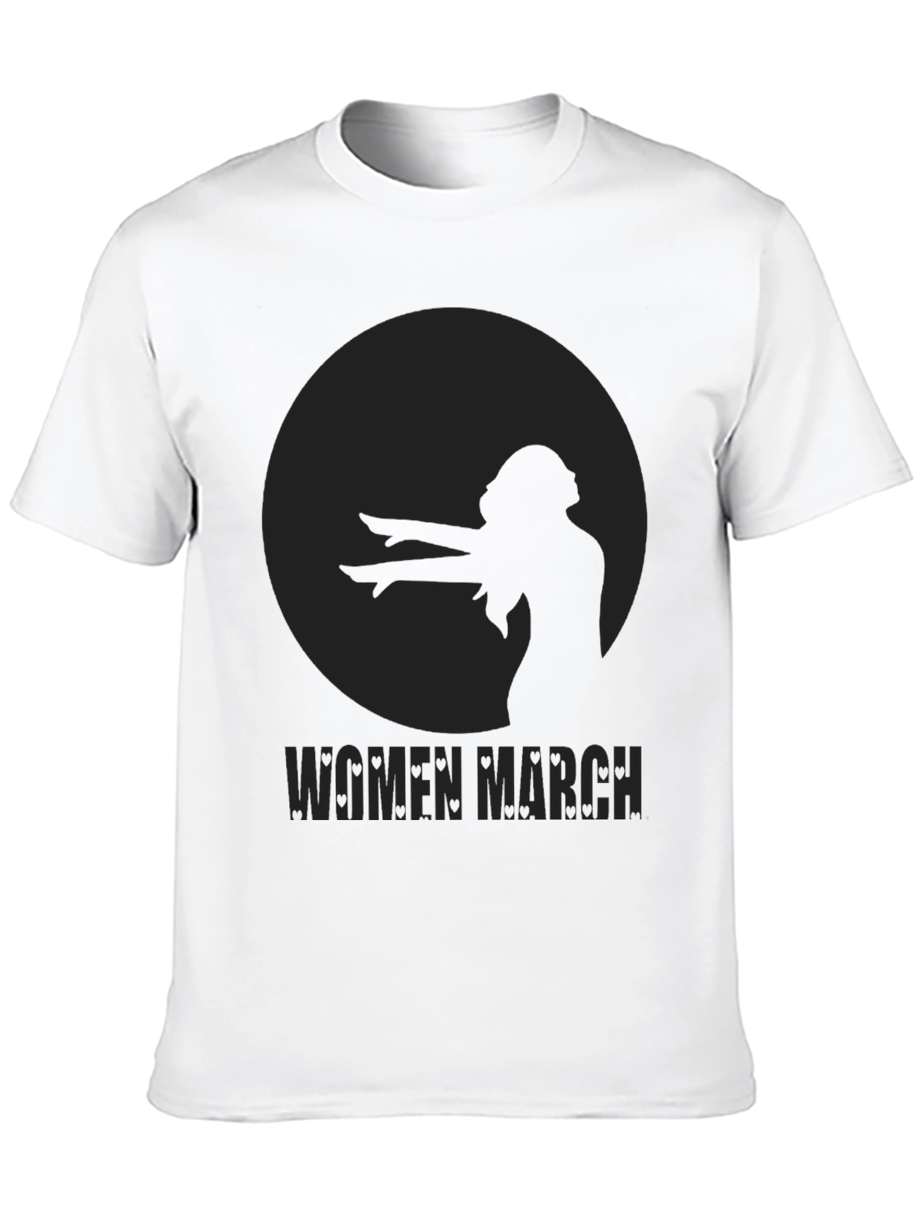 Black Women March Graphic Tee - Black view 10
