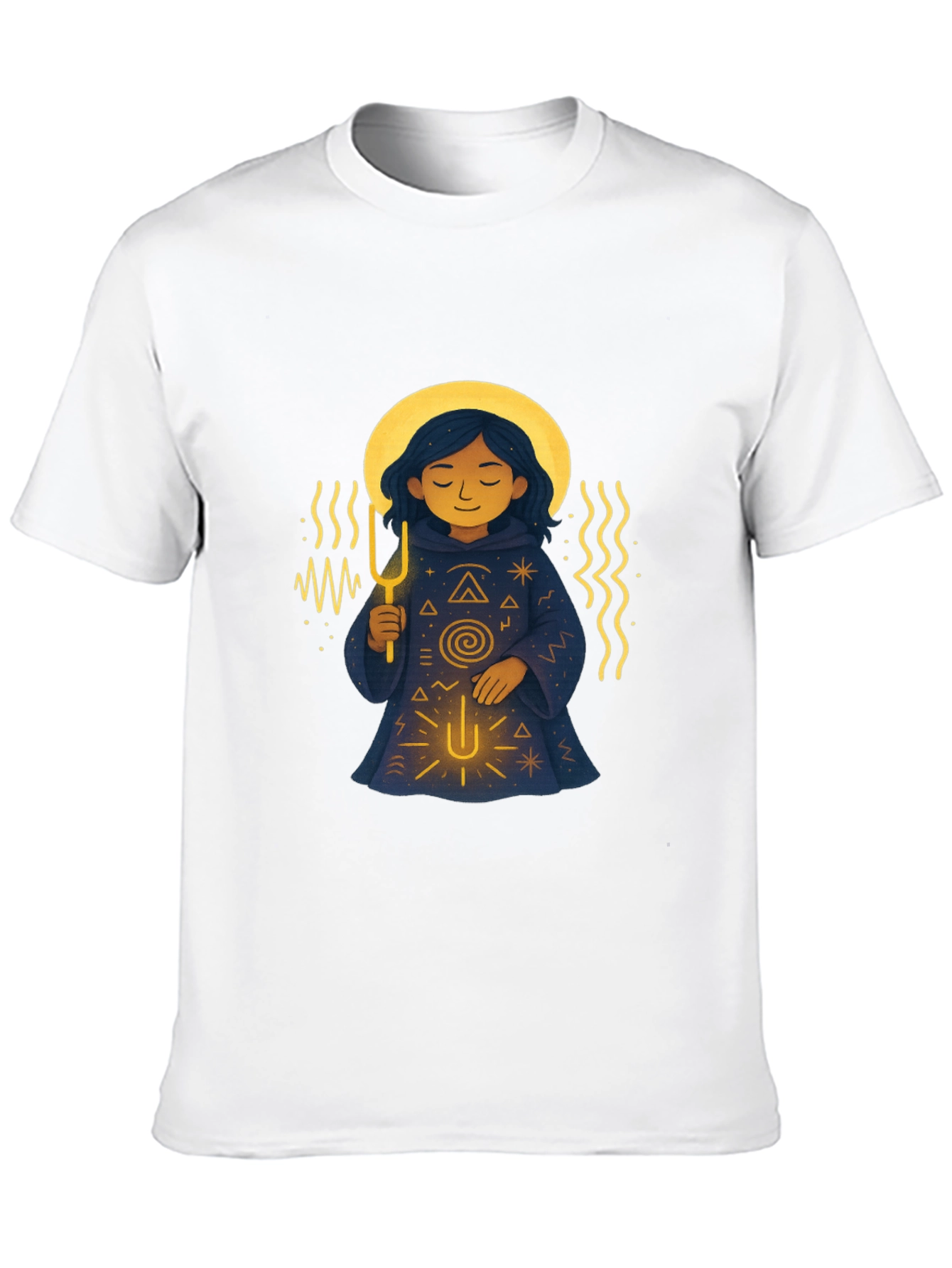 Black Stylish Graphic Print Black T-Shirt view 10