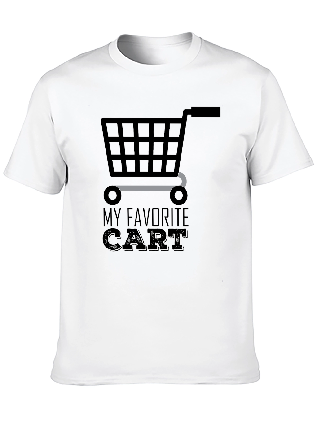 Black My Favorite Cart Graphic Tee - Unisex view 10