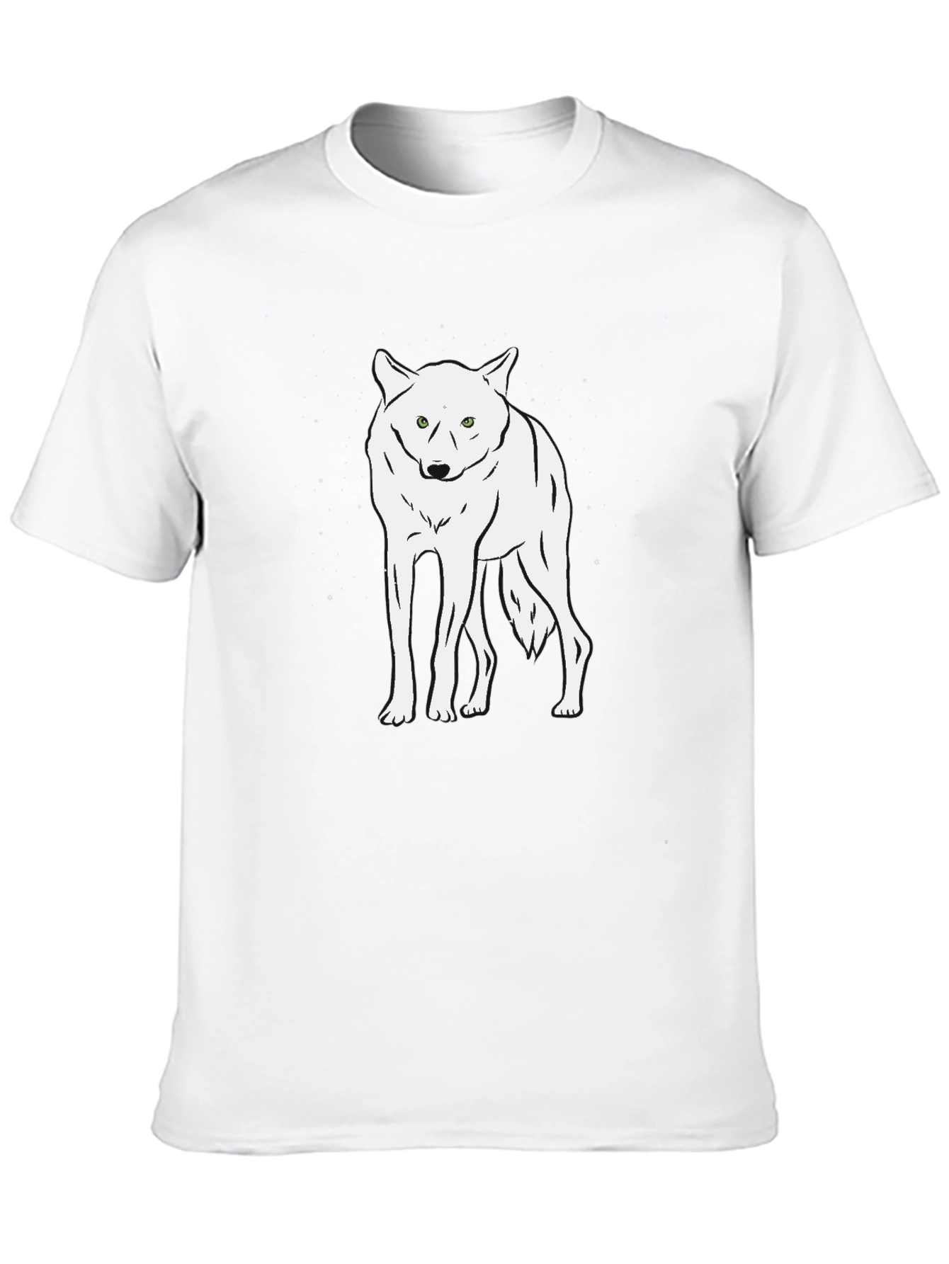Black Black Wolf Graphic Tee - Stylish Casual Wear view 10