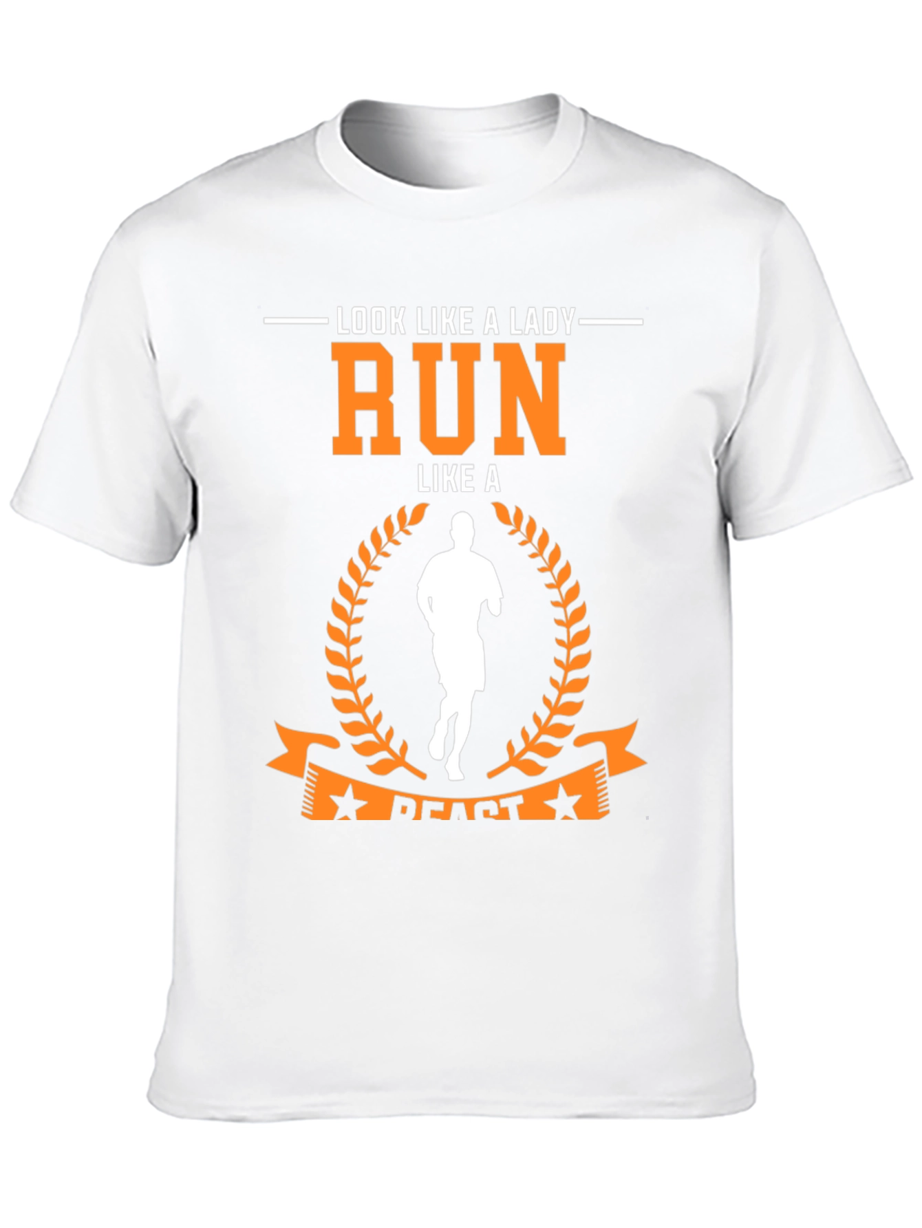 Black Look Like a Lady Run Like a Beast Black T-Shirt view 10