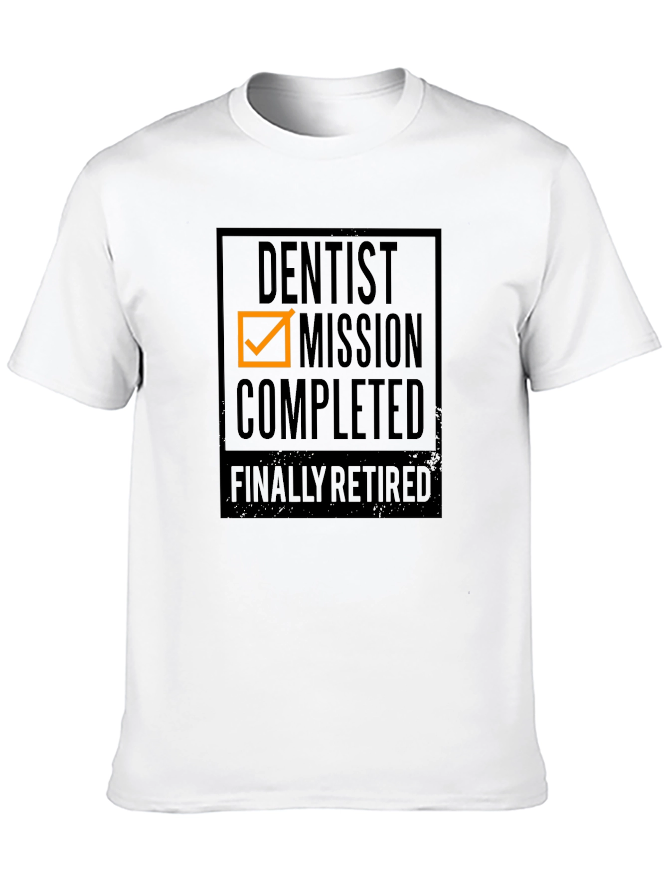 Black Dentist Mission Completed Retired Graphic Tee view 10