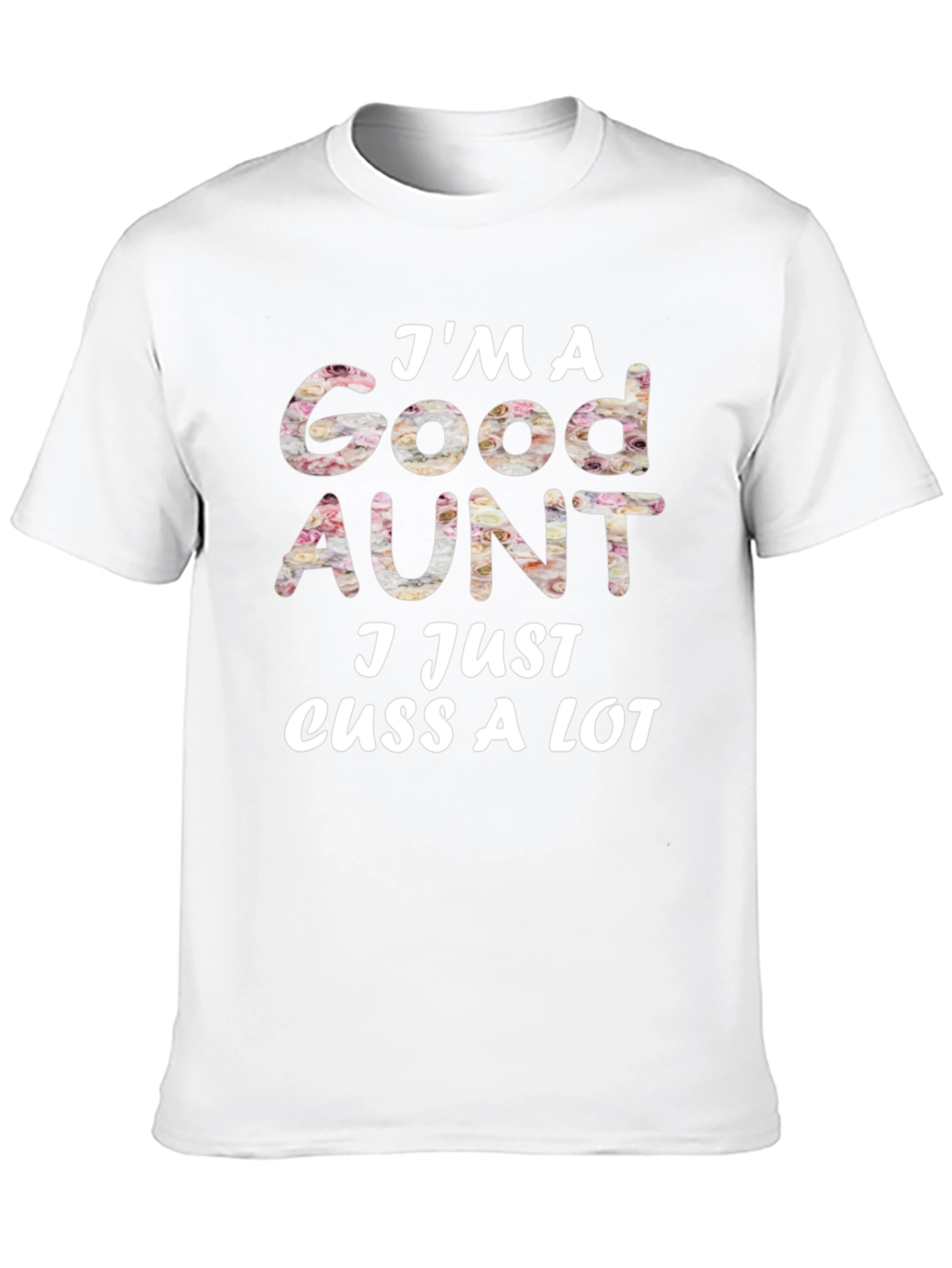 Black Funny "Good Aunt" Graphic Tee view 10