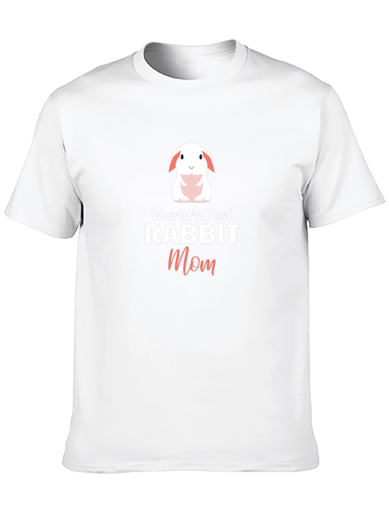 Black World's Best Rabbit Mom T-Shirt view 10