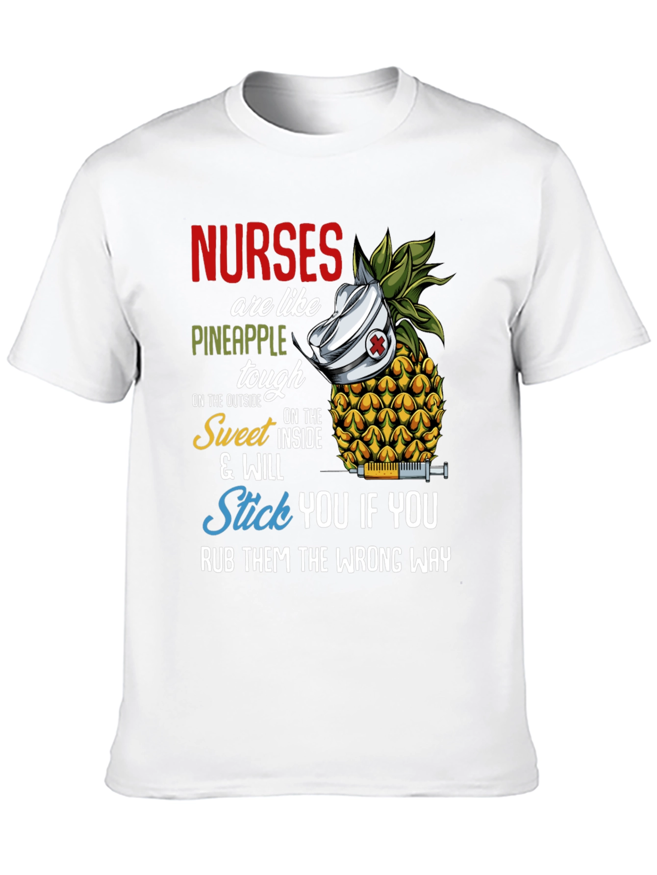 Black Nurses Are Like Pineapple Funny T-Shirt view 10