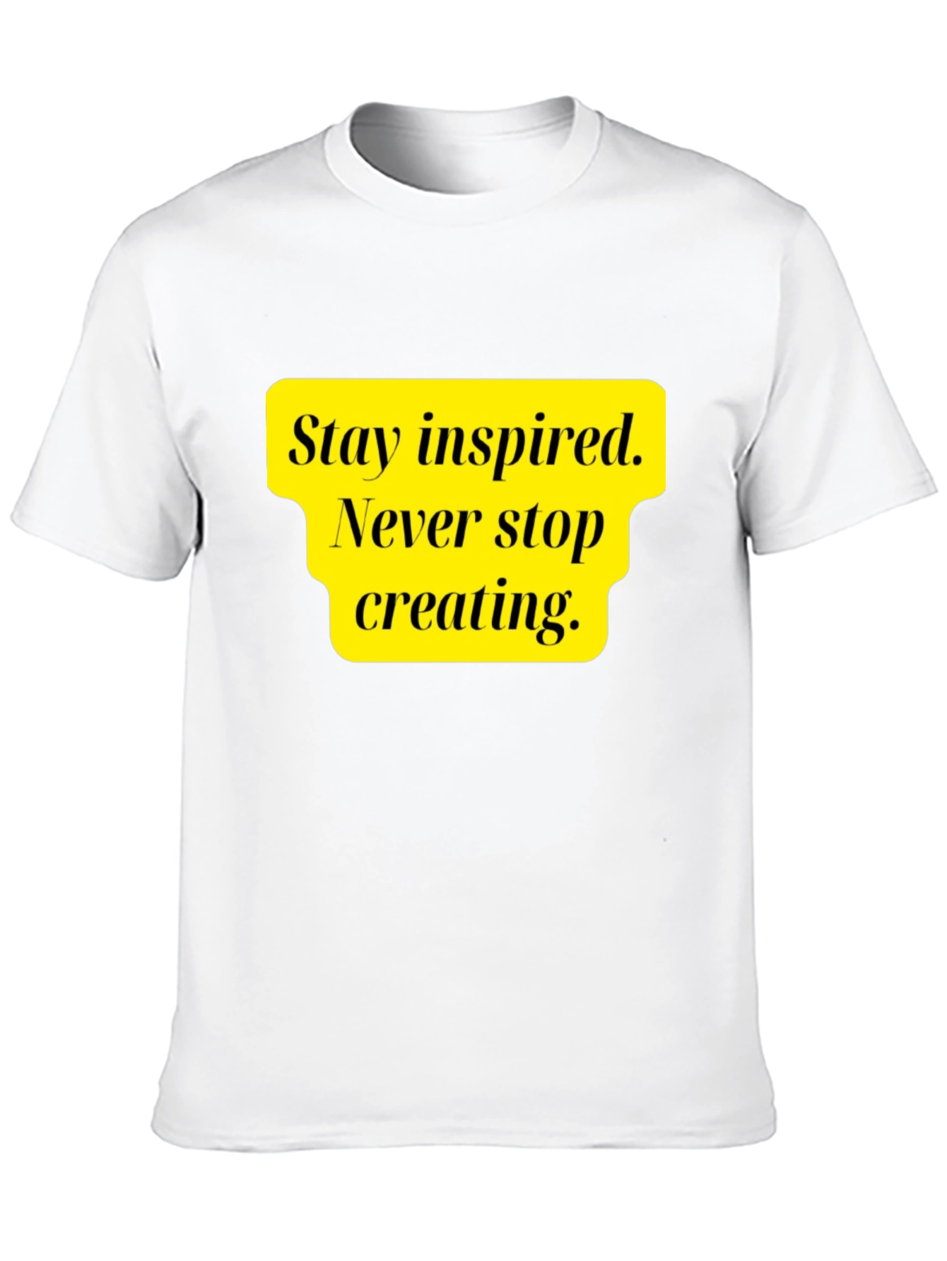 Black Inspire Creativity Black Graphic Tee view 10