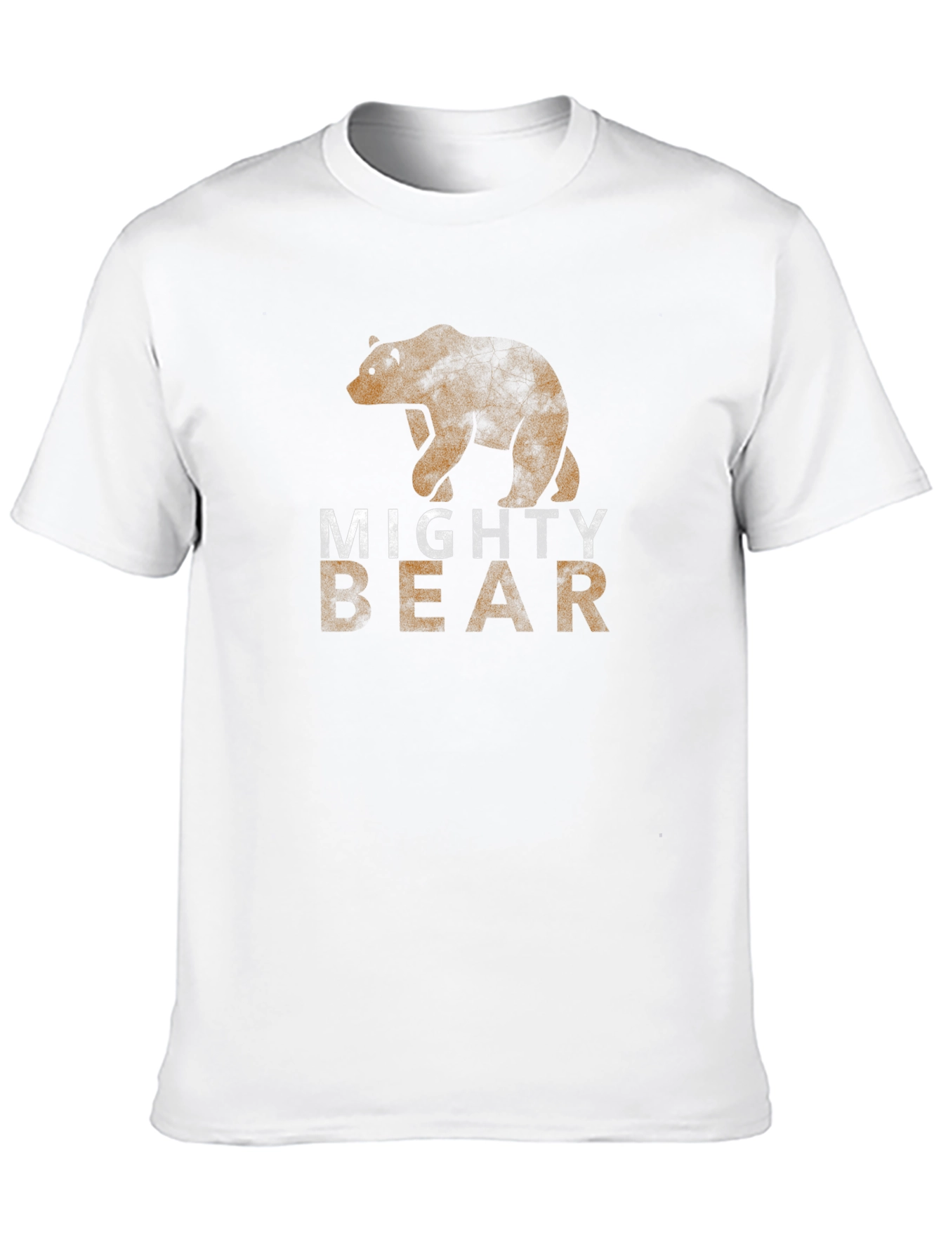 Black Mighty Bear Graphic Tee - Vintage Style view 10
