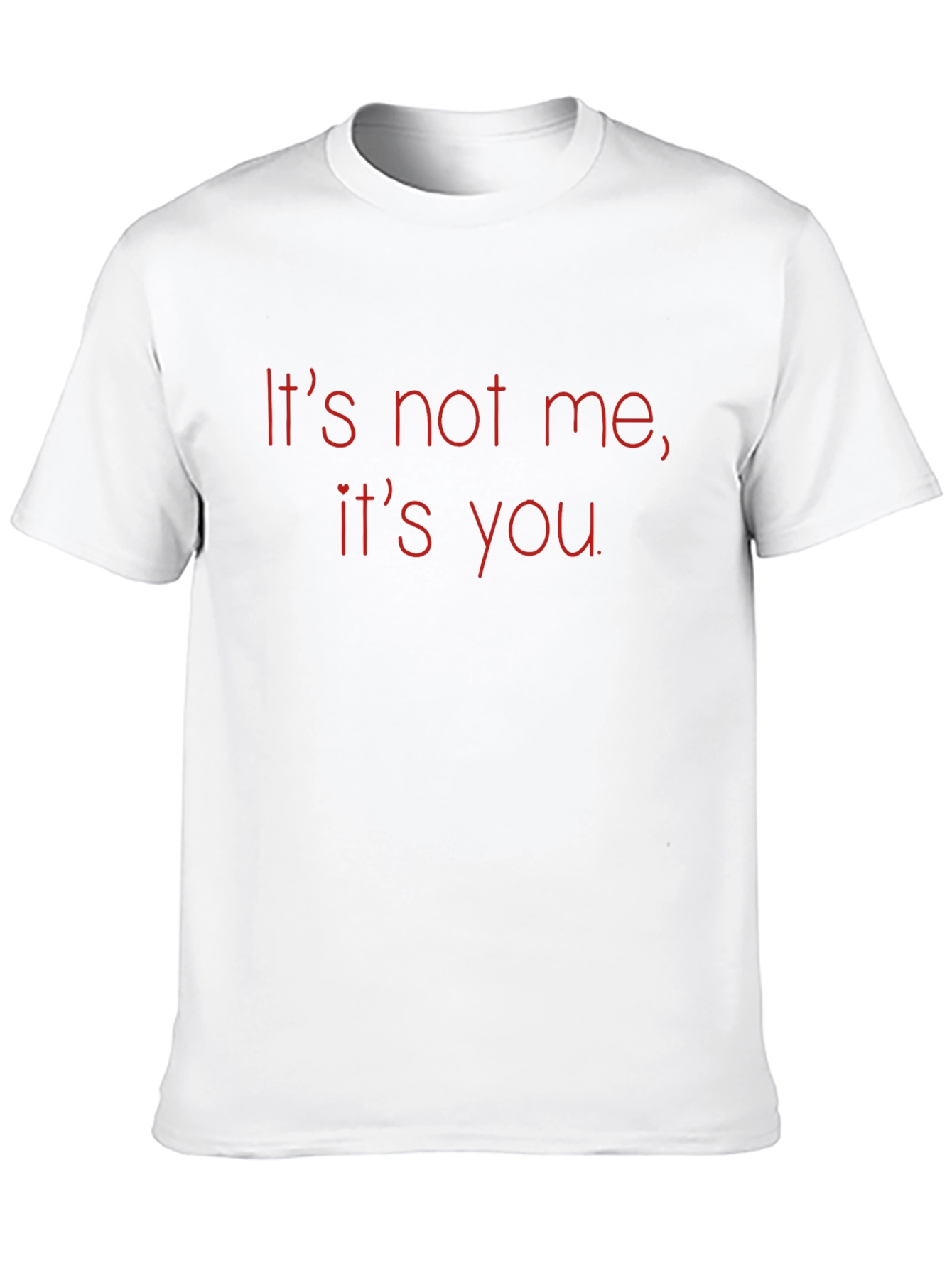 Black It's Not Me It's You Graphic Tee - Black Cotton T-Shirt view 10