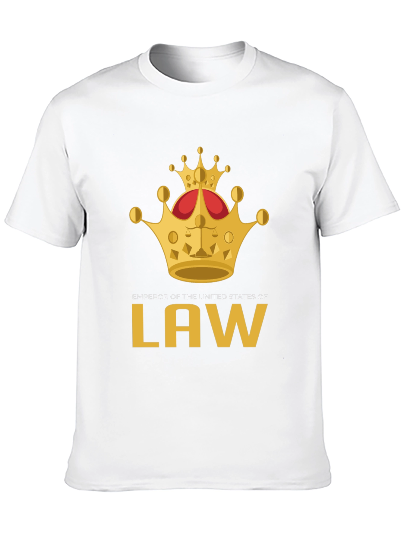 Black Emperor of the United States of Law T-Shirt view 10