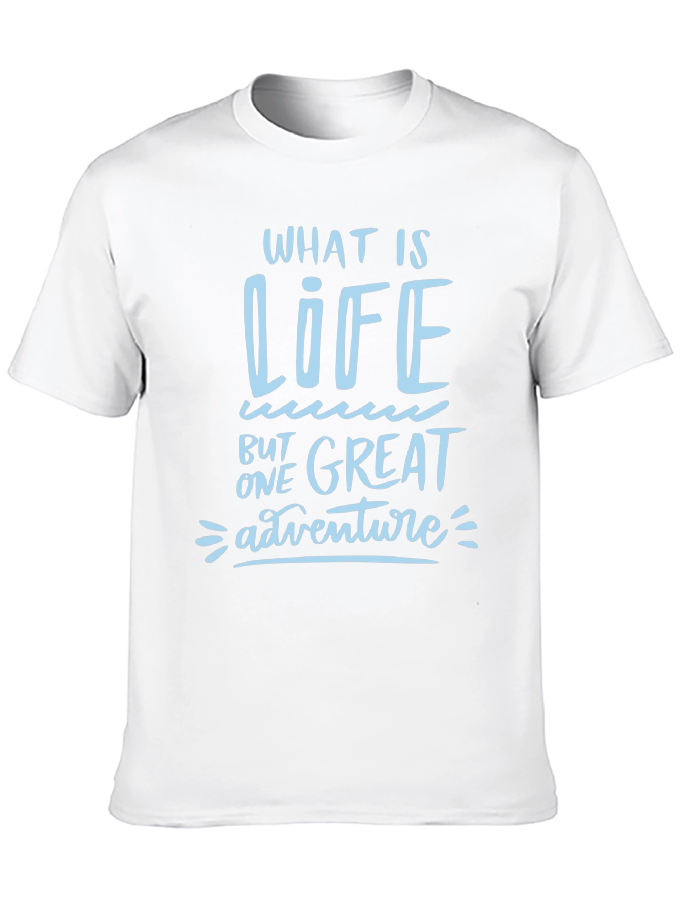 Black Life is One Great Adventure Black Graphic Tee view 10