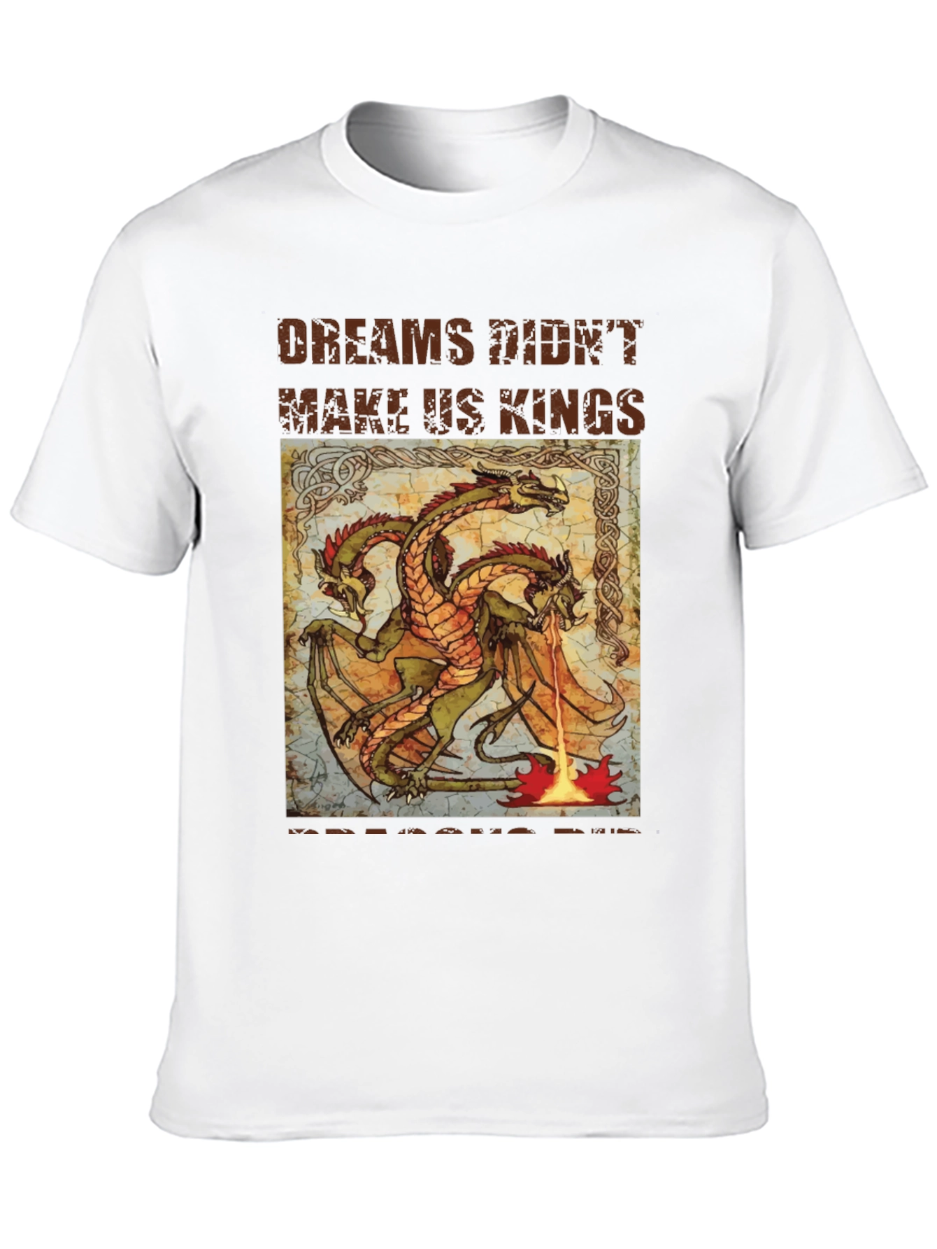 Black Dreams Didn't Make Us Kings Dragon Graphic Tee view 10