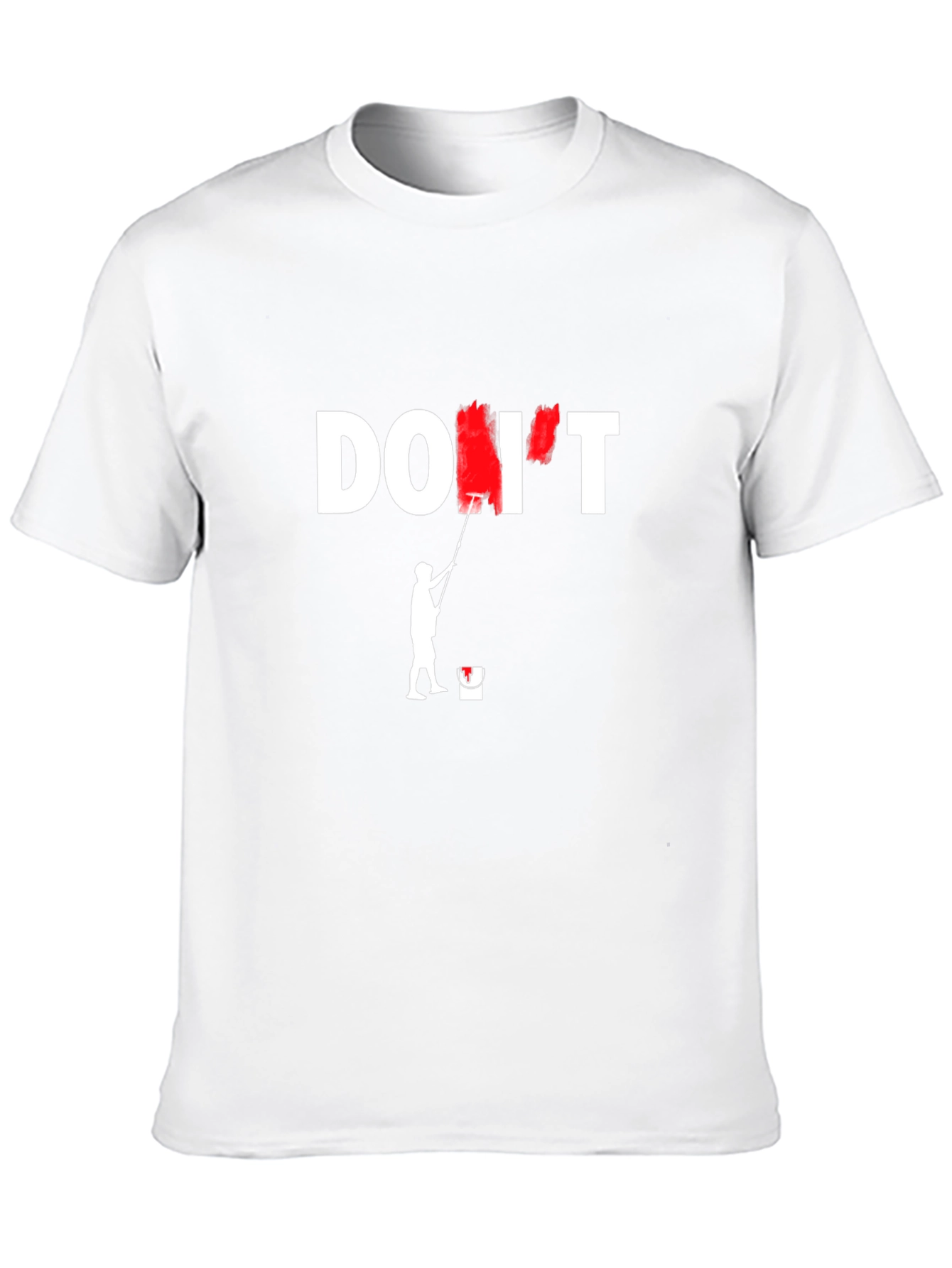 Black Funny Don't Do It T-Shirt - Novelty Graphic Tee view 10