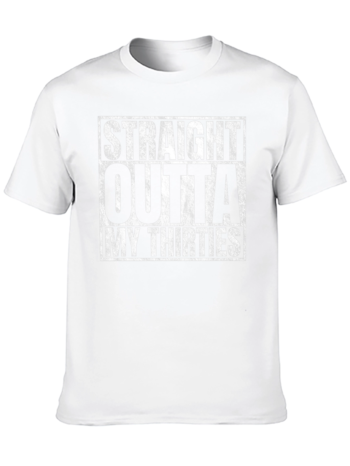 Black Straight Outta My Thirties Graphic T-Shirt view 10