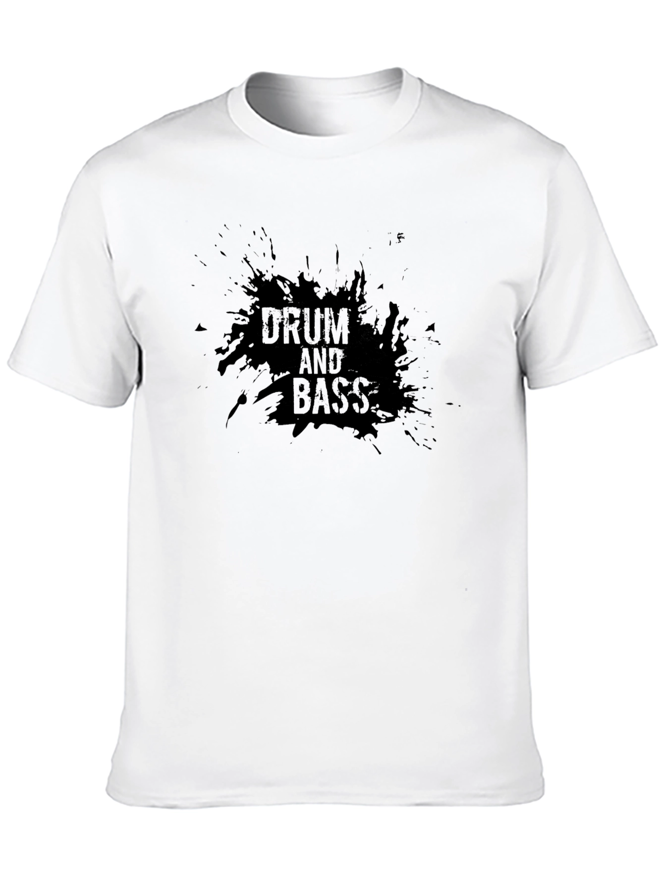 Black Drum and Bass T-Shirt - Black Music Tee view 10