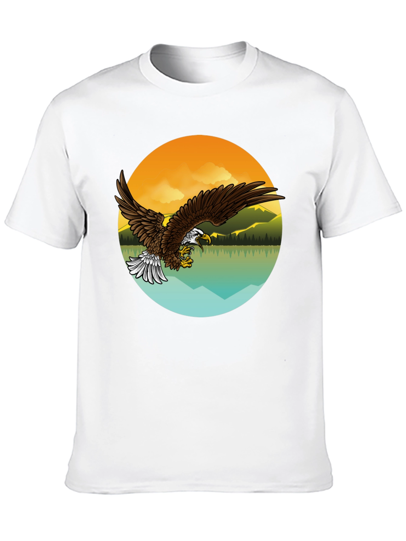 Black Eagle Mountain Graphic Tee - Black view 10