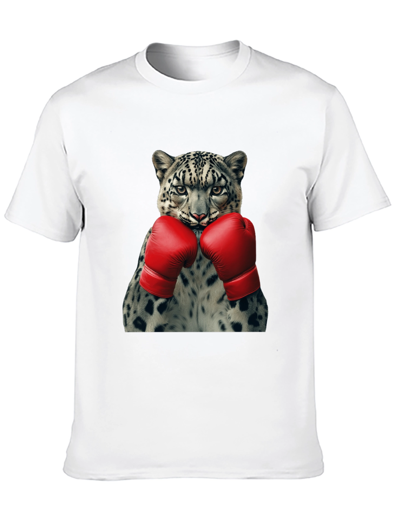 Black Leopard Boxer Graphic Tee - Punchy Style! view 10