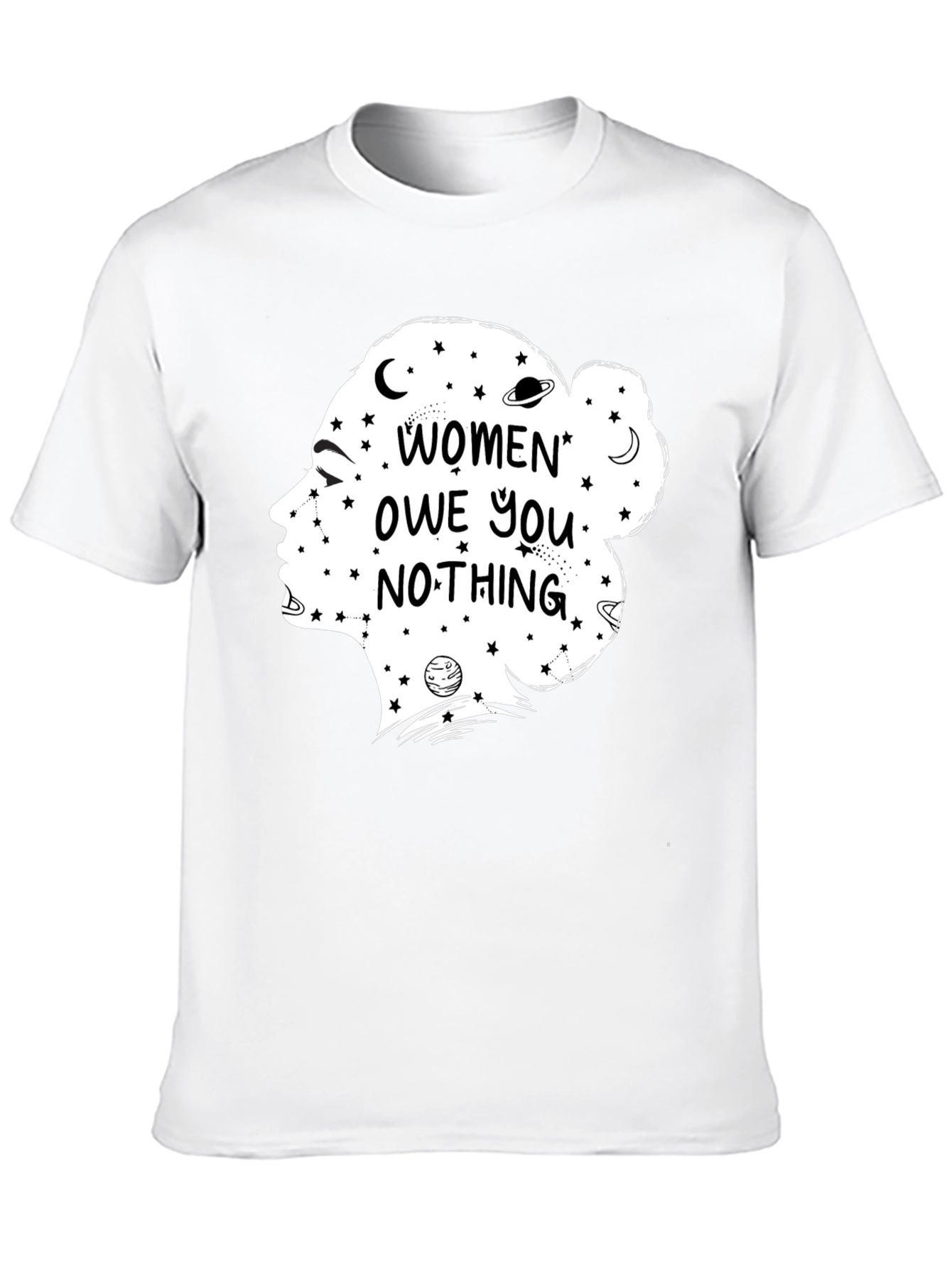 Black Women Owe You Nothing Graphic T-Shirt view 10