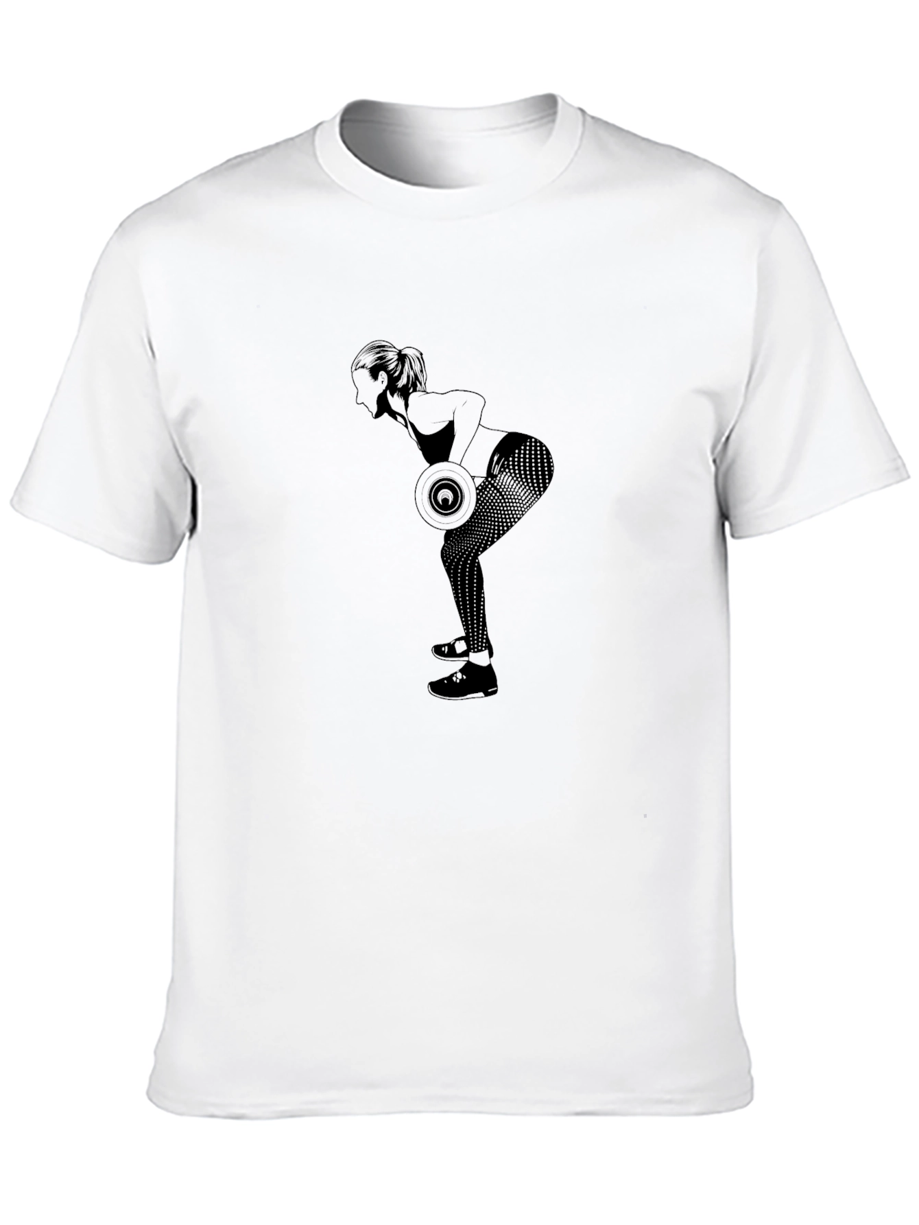 Black Workout Graphic Tee - Black - Unisex view 10