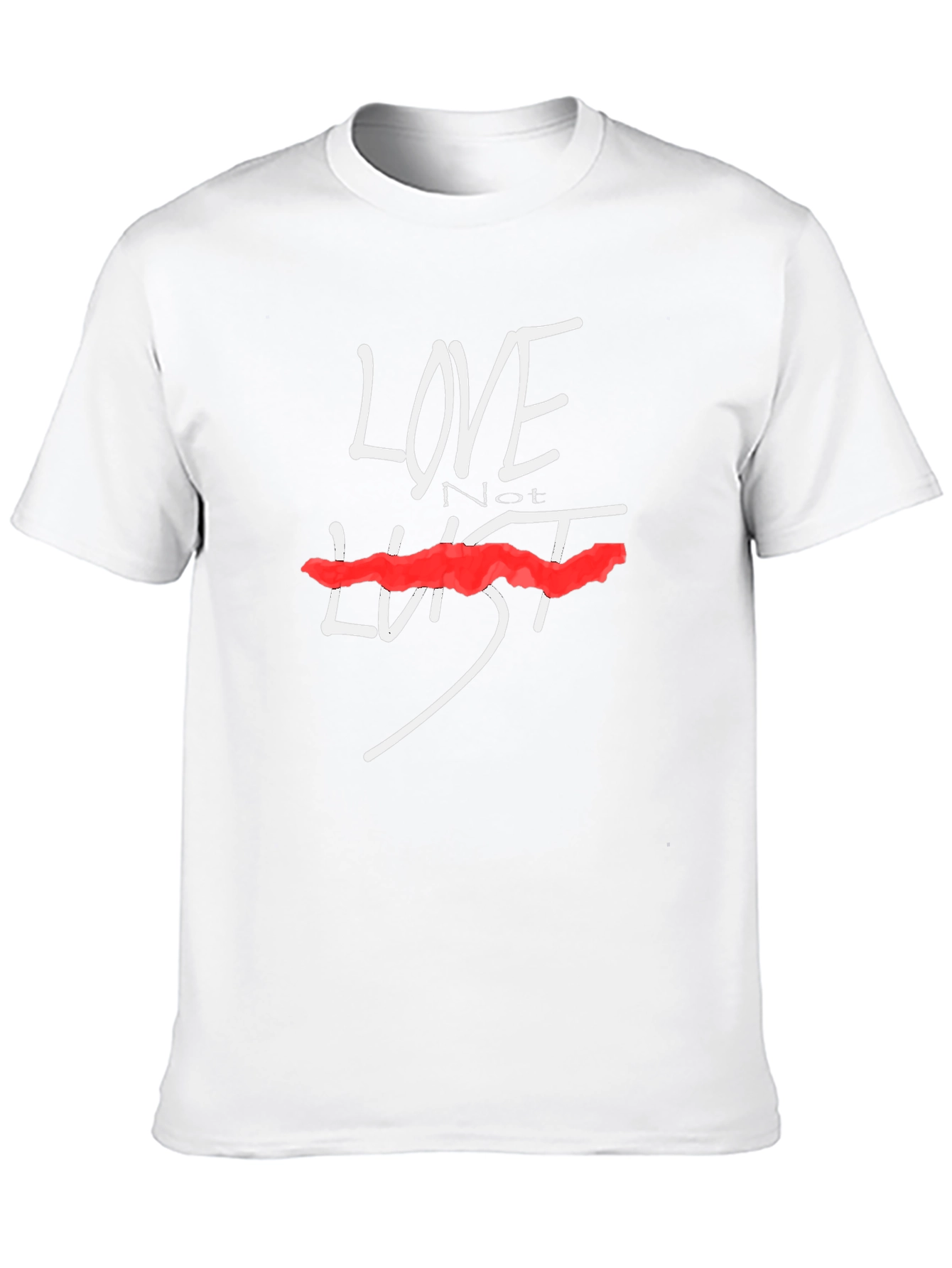 Black Love Not Lust Graphic T-Shirt view 10