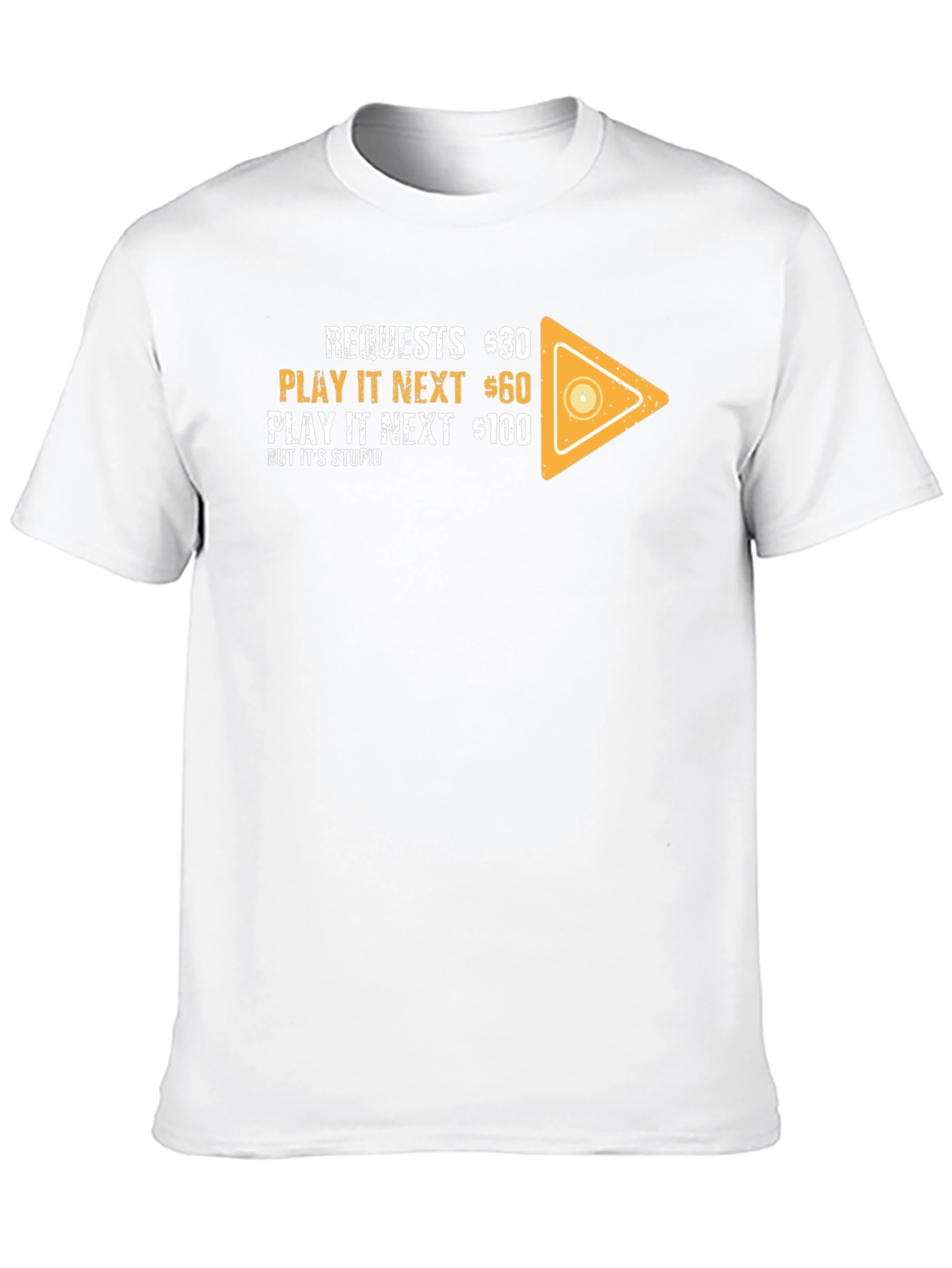 Black Requests Play It Next Tee - Unique Design view 10
