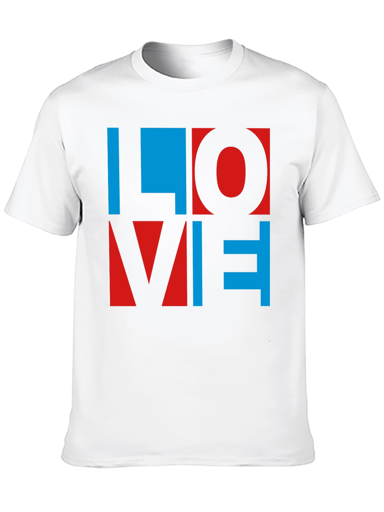 Black LOVE Graphic Tee - Bold & Colorful view 10