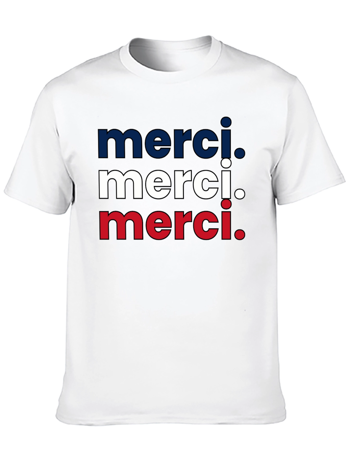 Black Merci Graphic Tee - Stylish French Thank You T-Shirt view 10