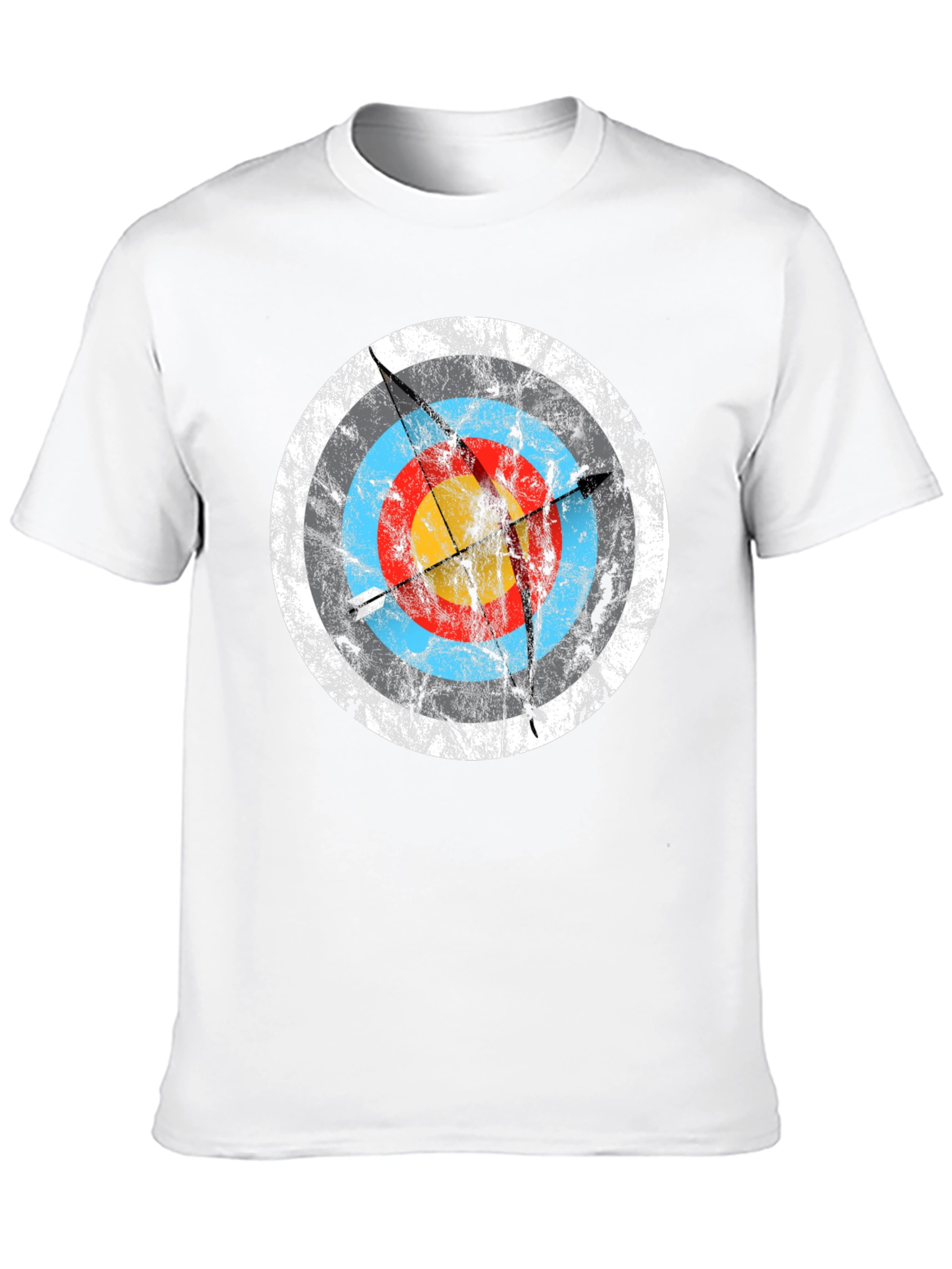 Black Archery Target Graphic T-Shirt - Black view 10