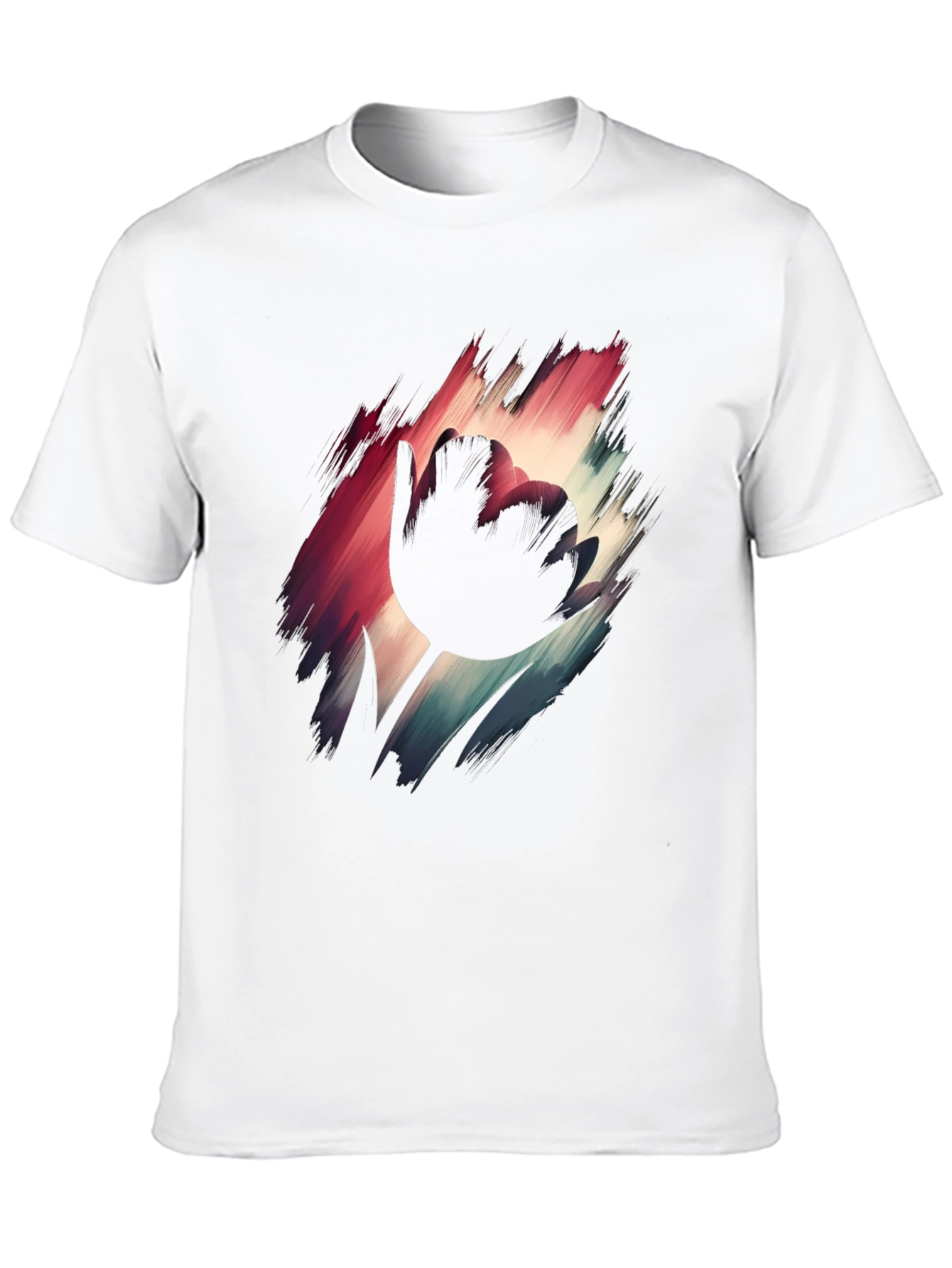 Tulip Silhouette Graphic Tee - Modern Art T-Shirt - 10