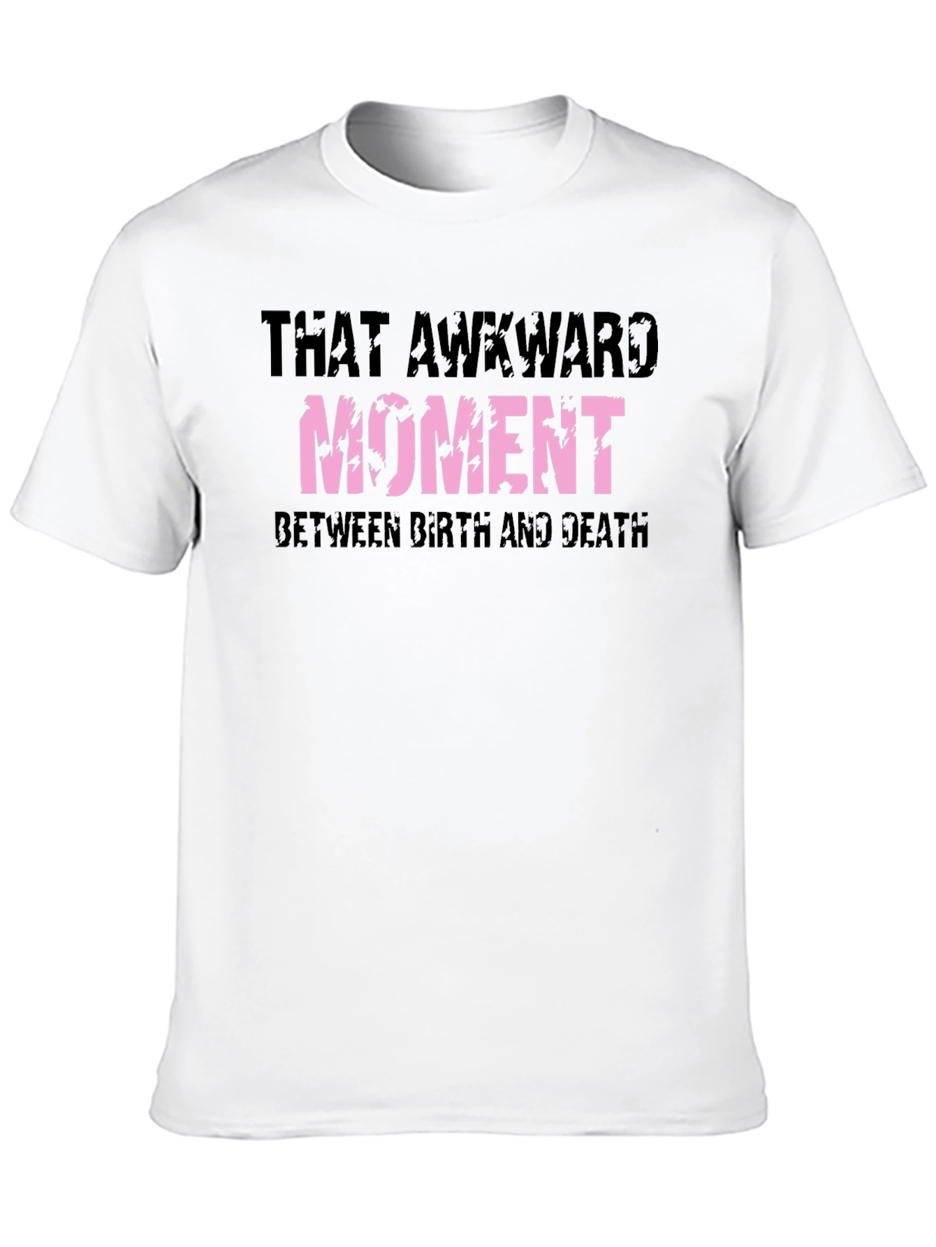 Black Awkward Moment Graphic T-Shirt - Black view 10