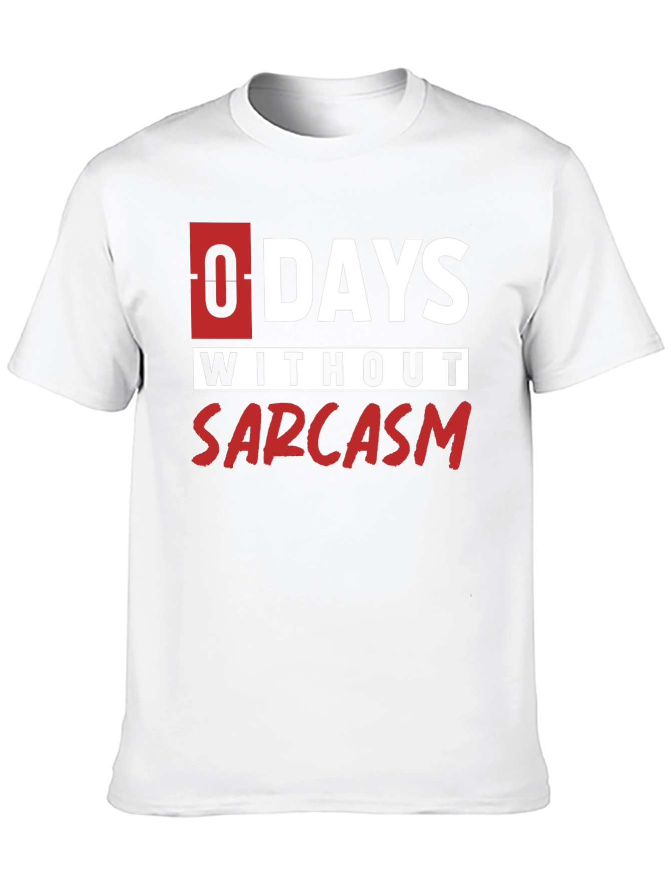 Black Sarcasm T-Shirt - Funny Daily Dose view 10
