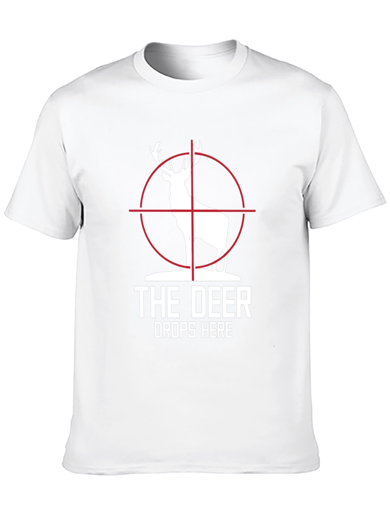Black The Deer Drops Here Graphic Tee view 10