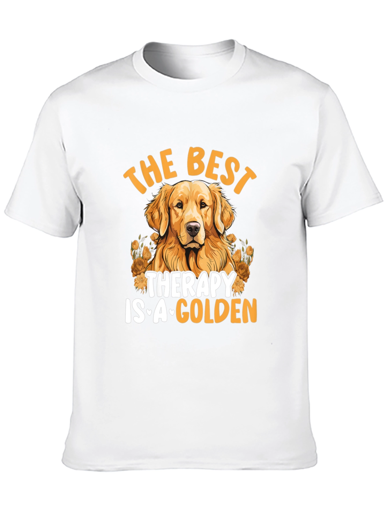 Best Therapy Golden Dog Graphic Tee - 10