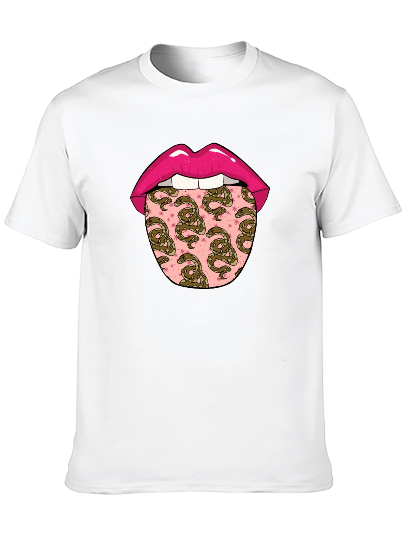 Black Snakes Tongue Graphic Tee view 10