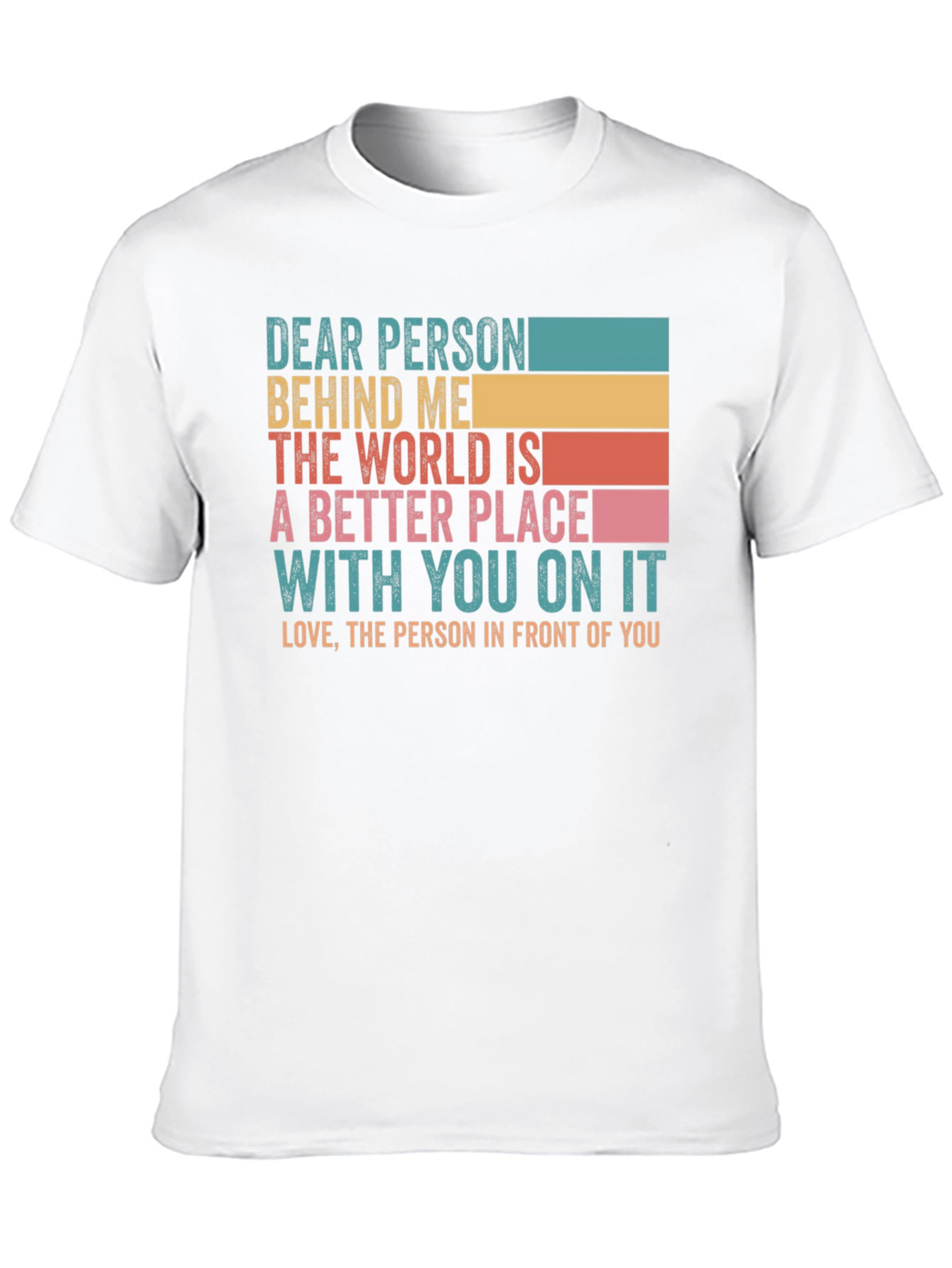 Black Dear Person Behind Me Graphic T-Shirt view 10