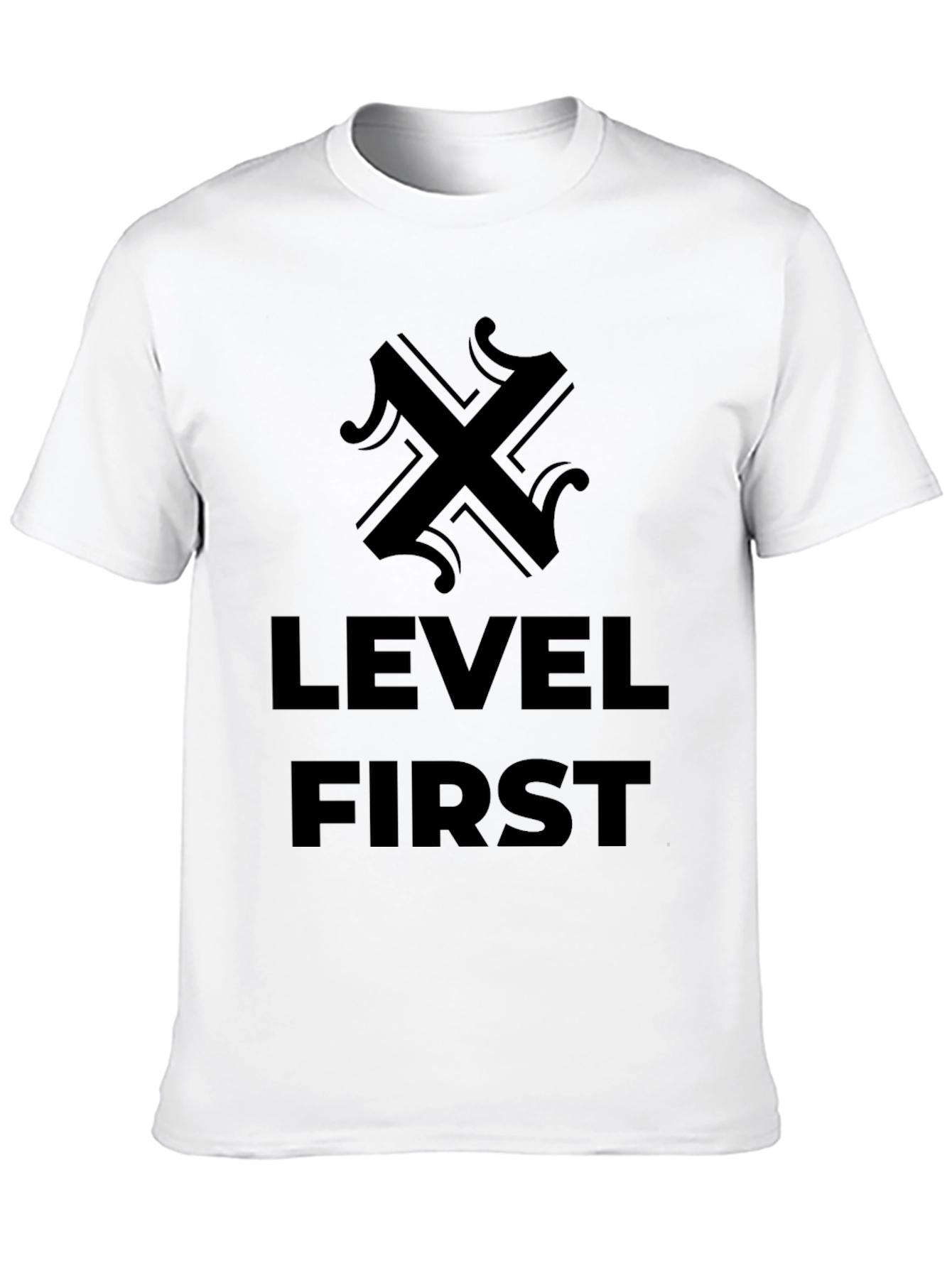 Black Level First Graphic Tee - Black Cotton Casual Shirt view 10