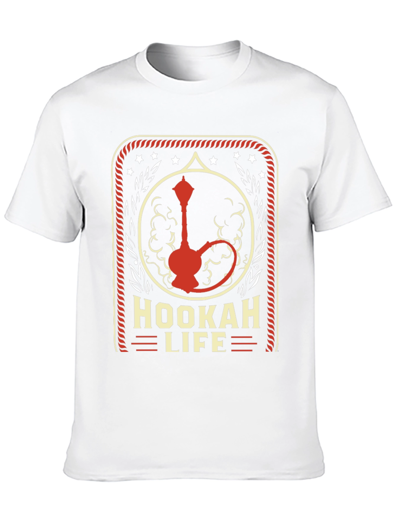 Black Hookah Life Graphic T-Shirt - Casual Wear view 10