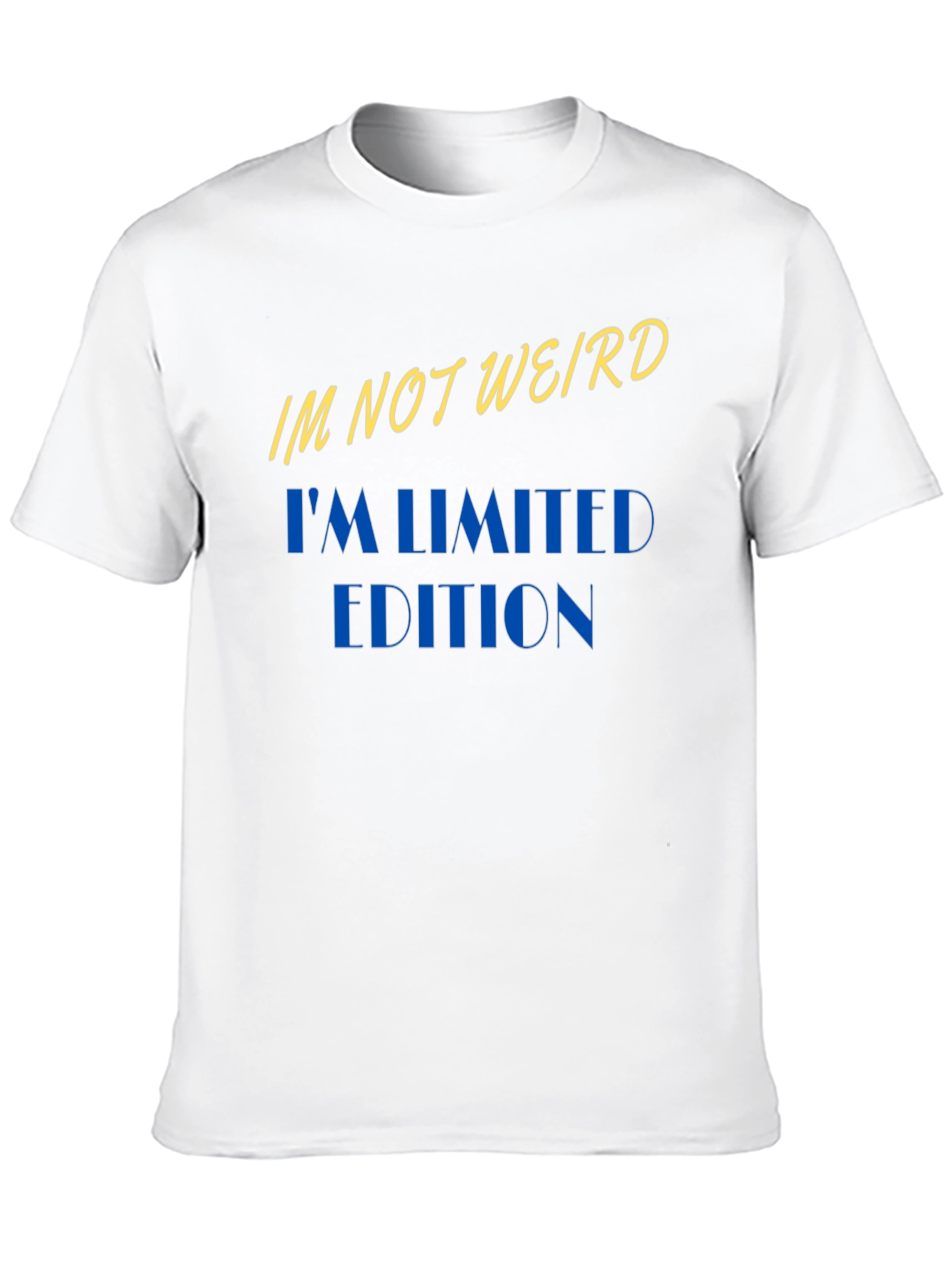 Black I'm Not Weird, I'm Limited Edition Black T-Shirt view 10