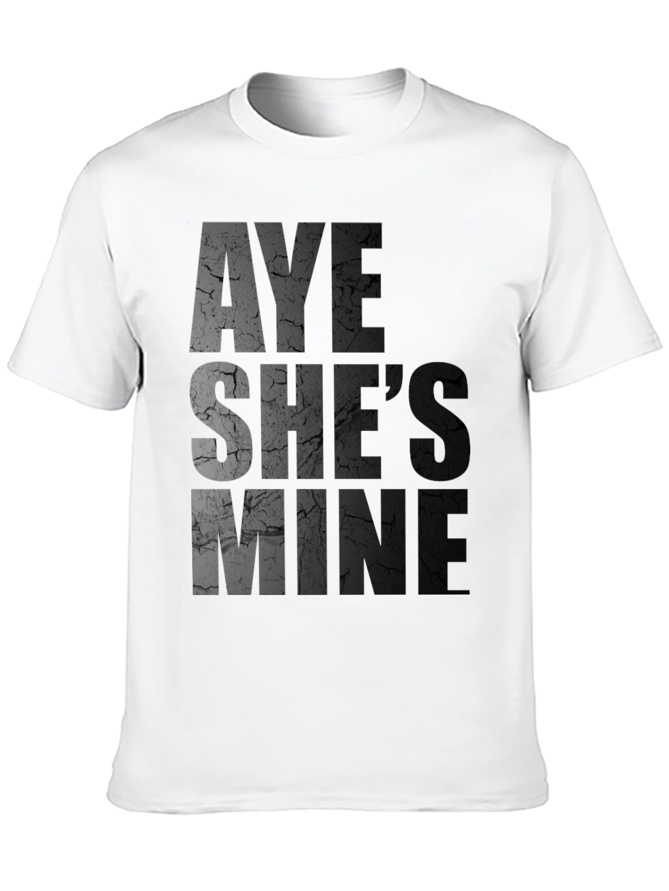 Black Aye She's Mine Graphic T-Shirt view 10
