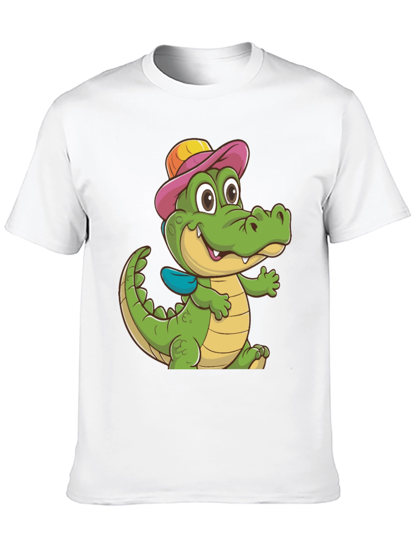 Black Cartoon Alligator T-Shirt view 10