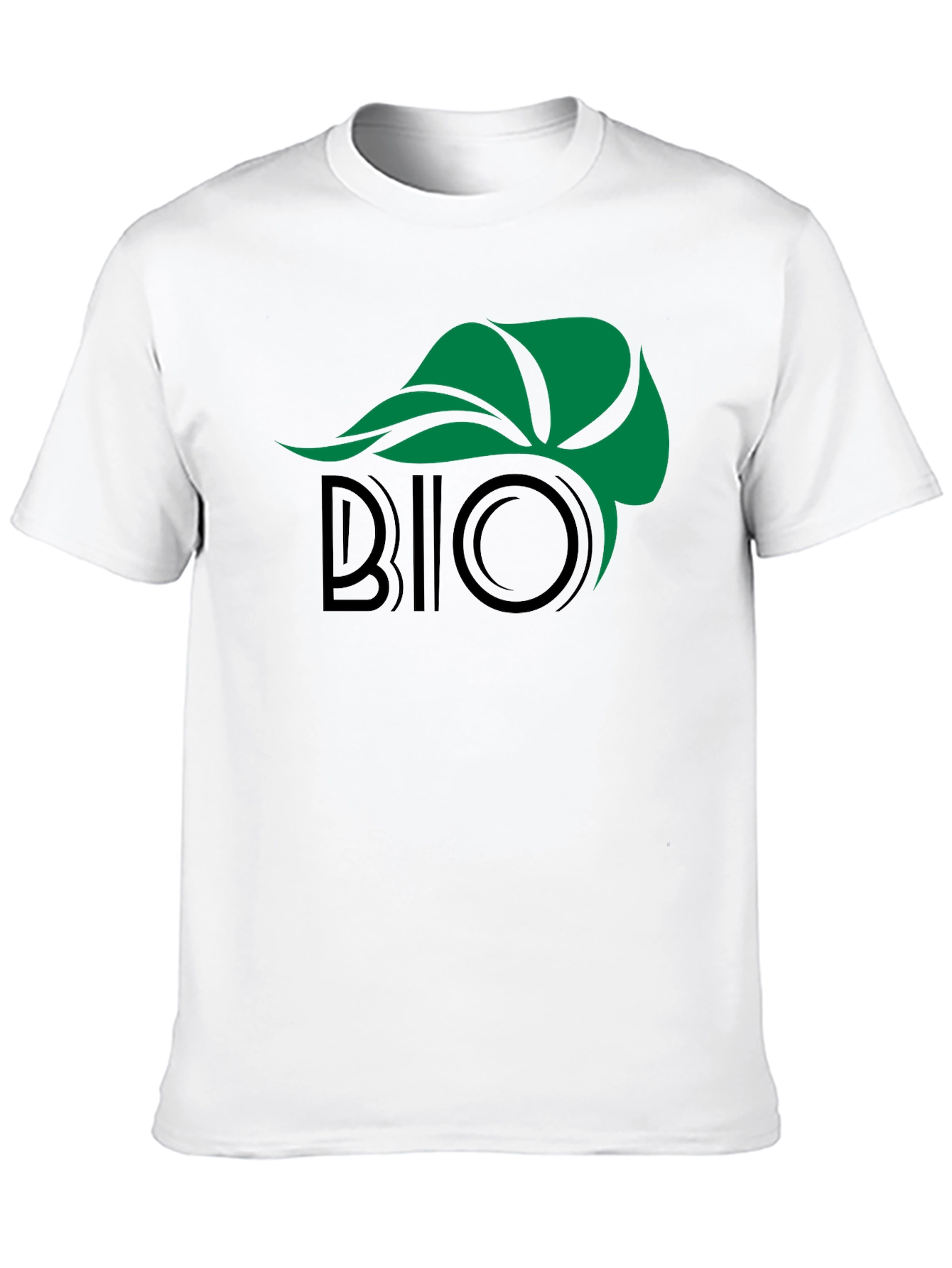 Black Eco-Friendly Bio Graphic Black T-Shirt view 10